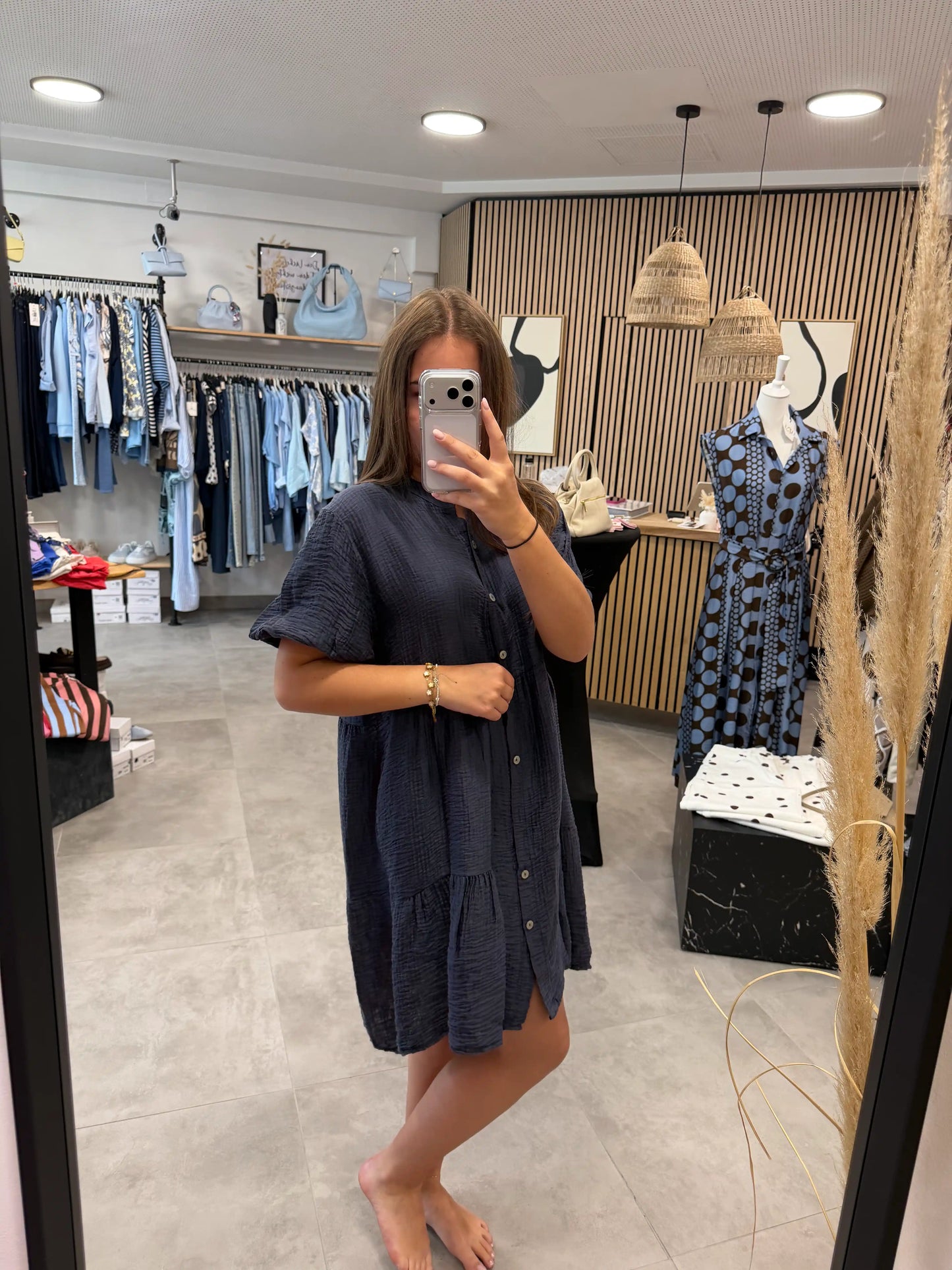 Kleid "Candy Cloud" Dunkelblau