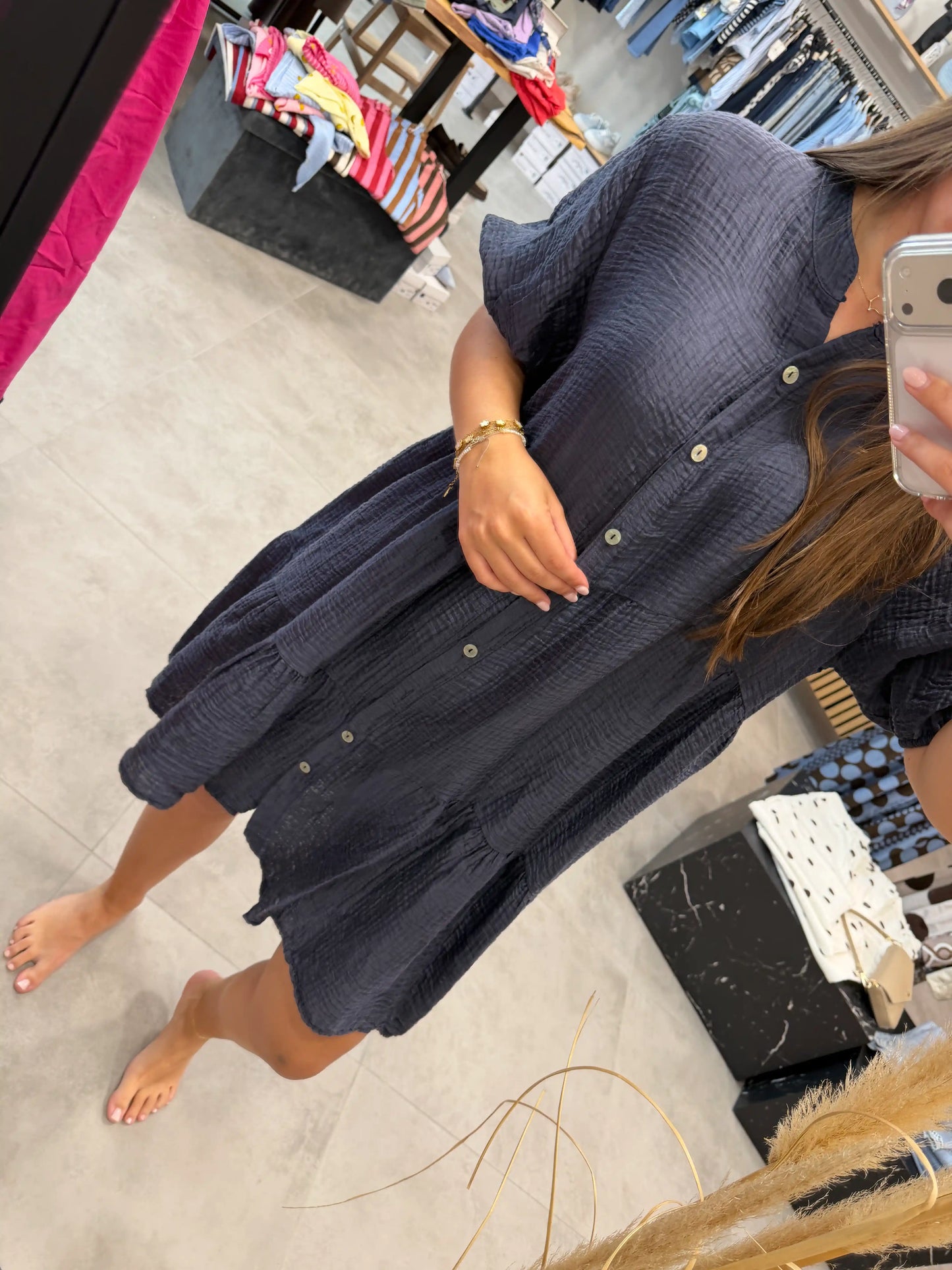 Kleid "Candy Cloud" Dunkelblau