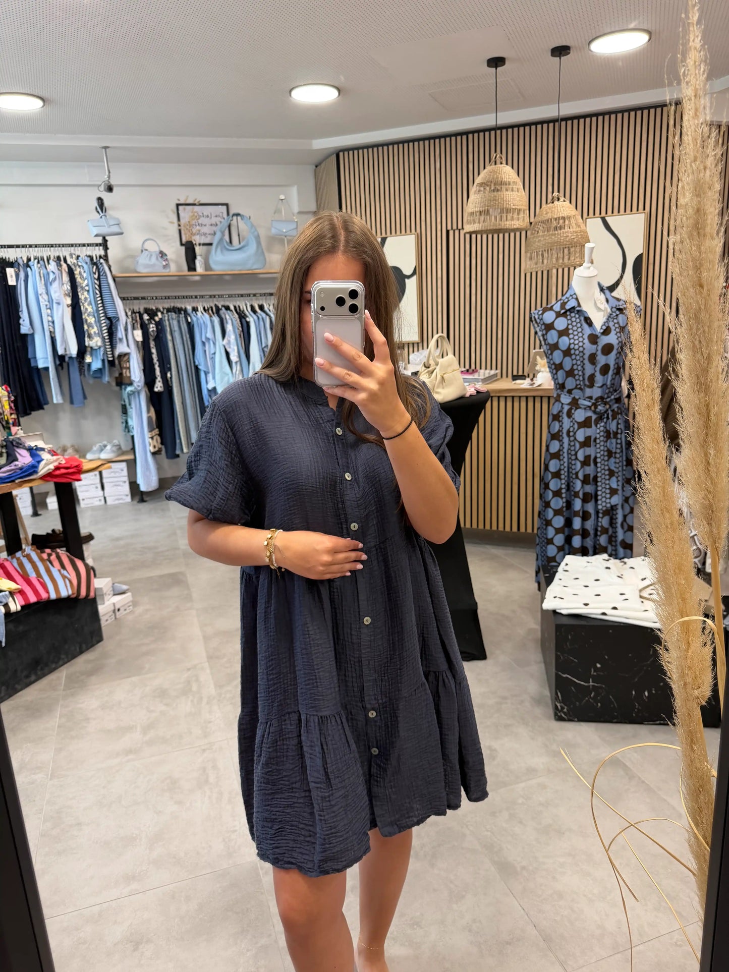 Kleid "Candy Cloud" Dunkelblau