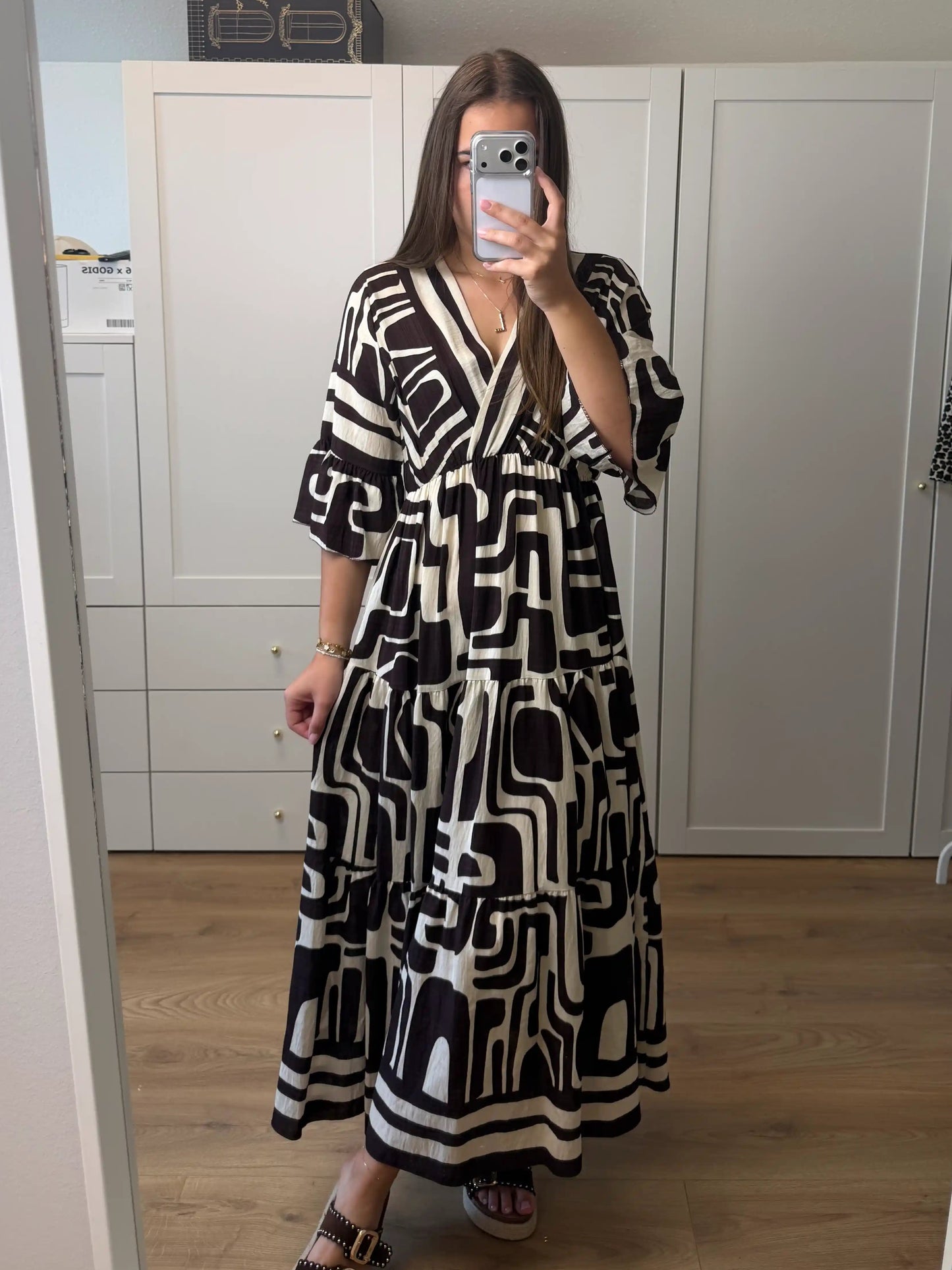 Kleid "Olviera" Braun