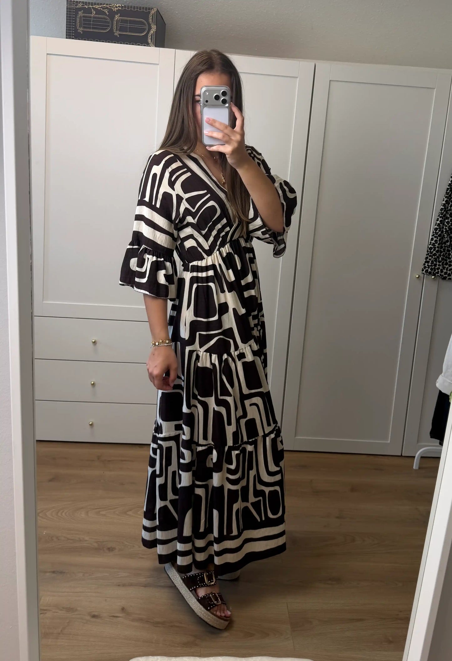Kleid "Olviera" Braun