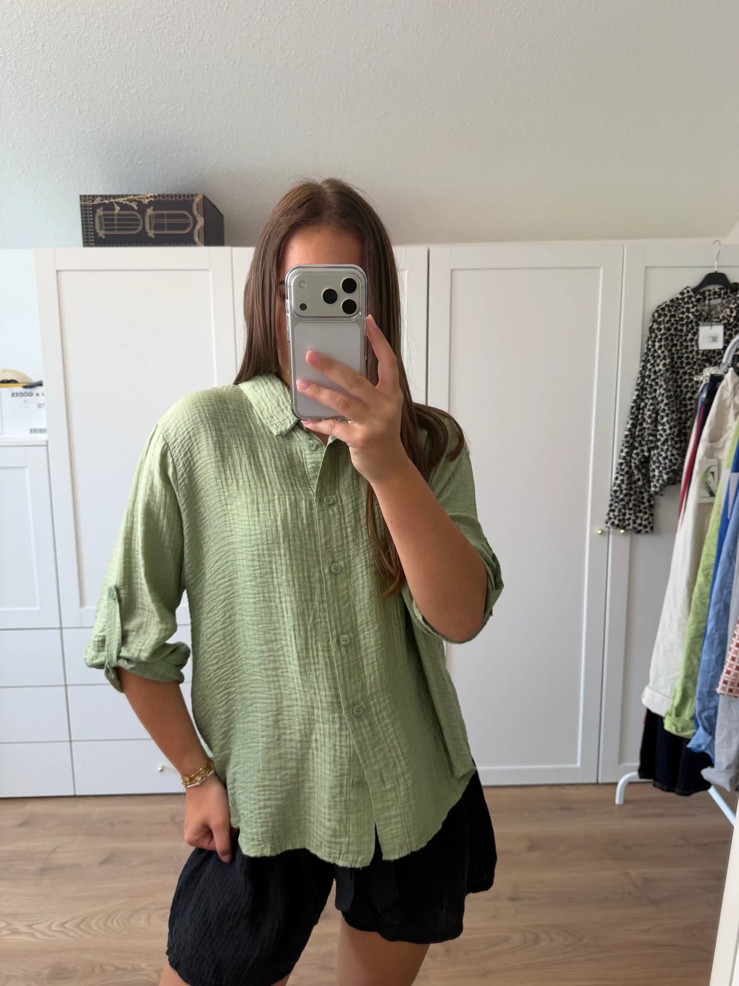 Bluse "Sage" Salbei