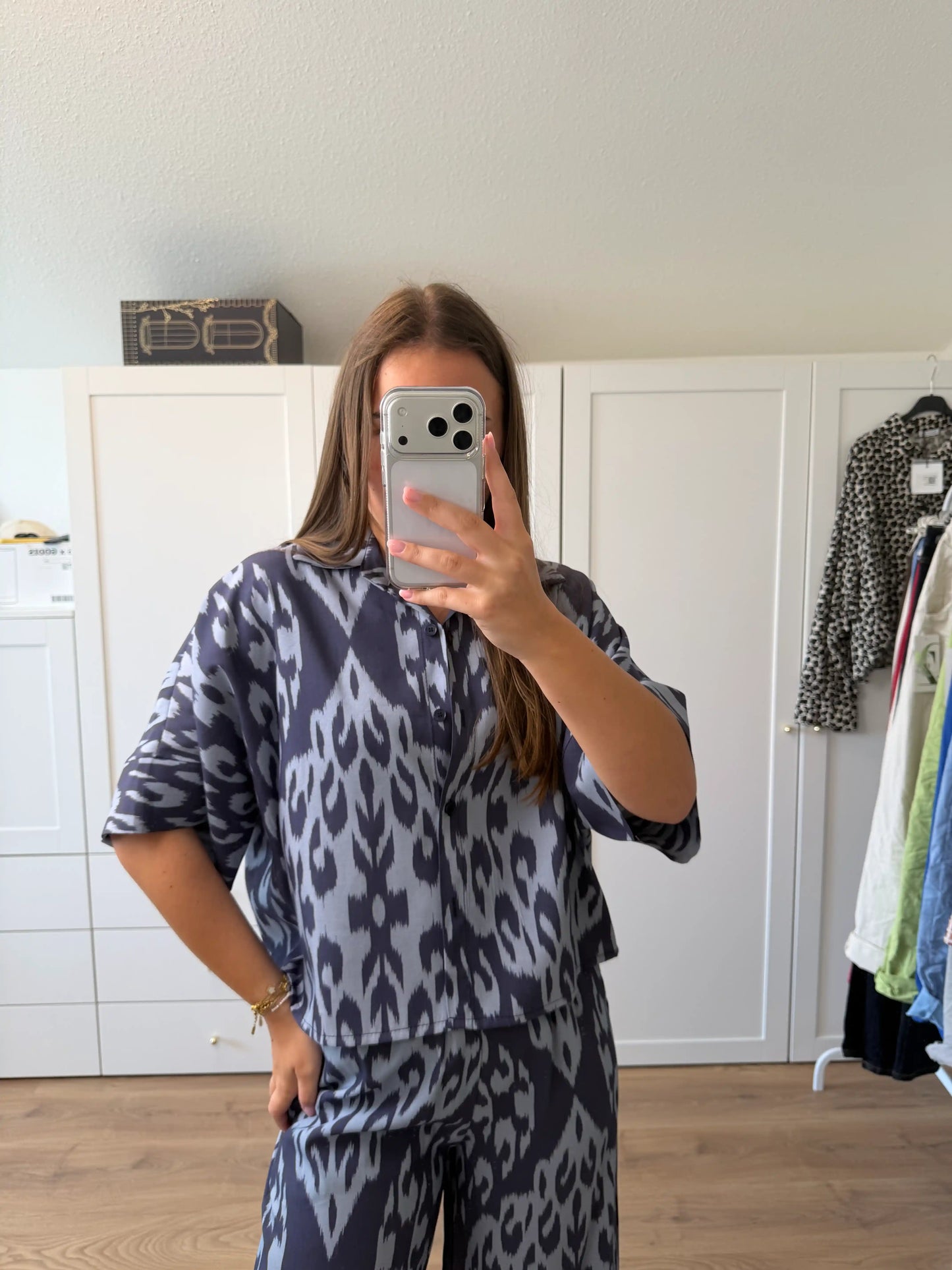 Bluse "Valencia" Navy