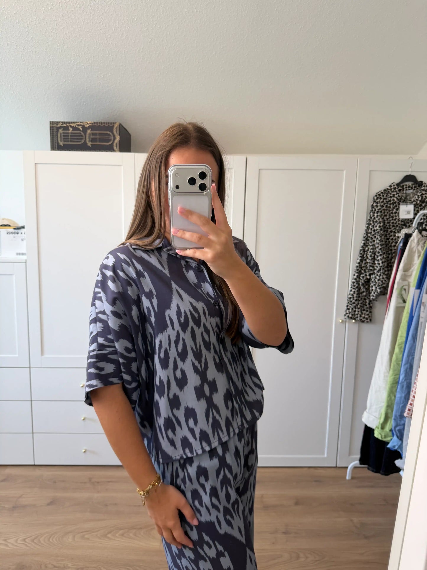 Bluse "Valencia" Navy