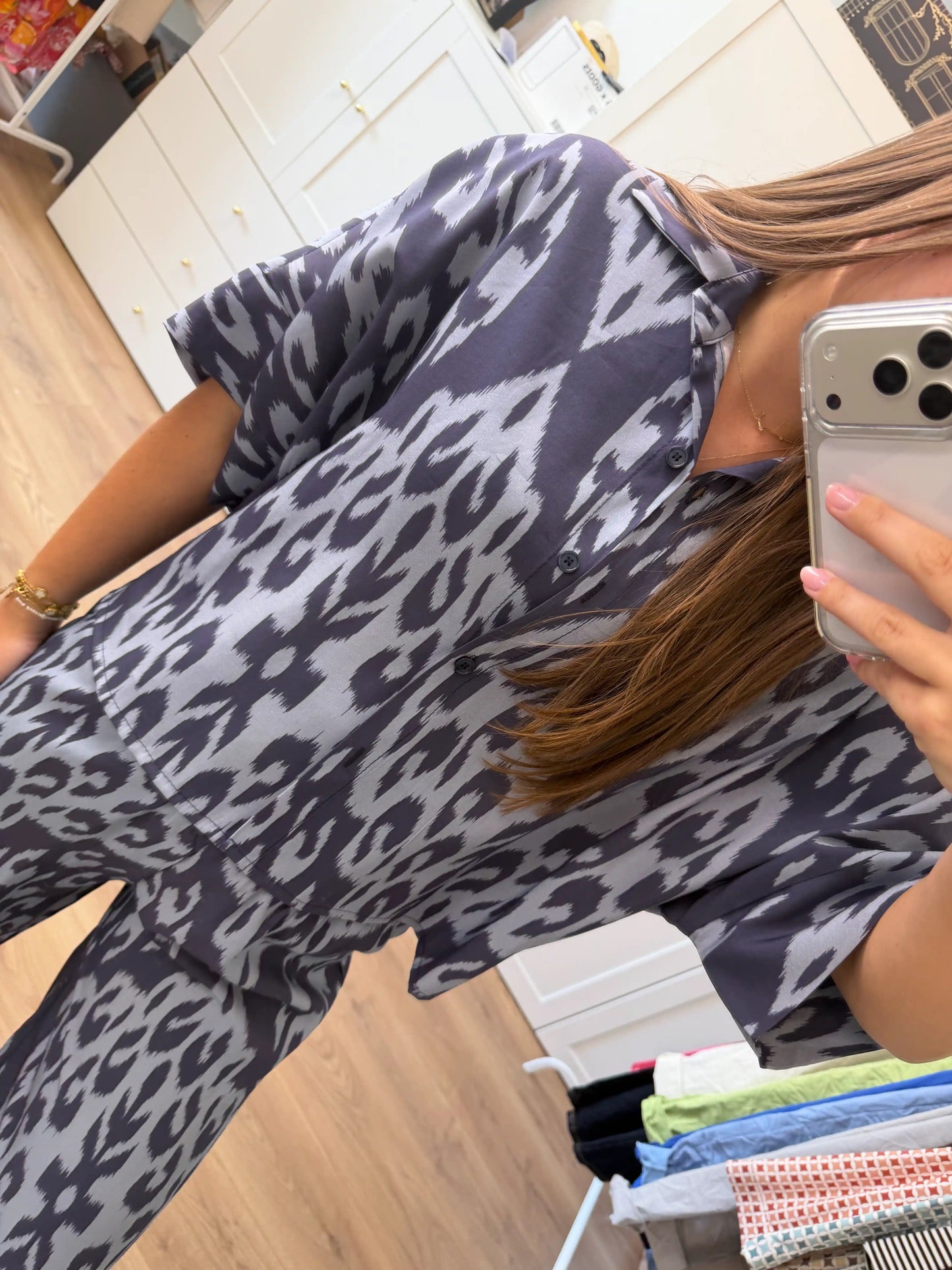 Bluse "Valencia" Navy