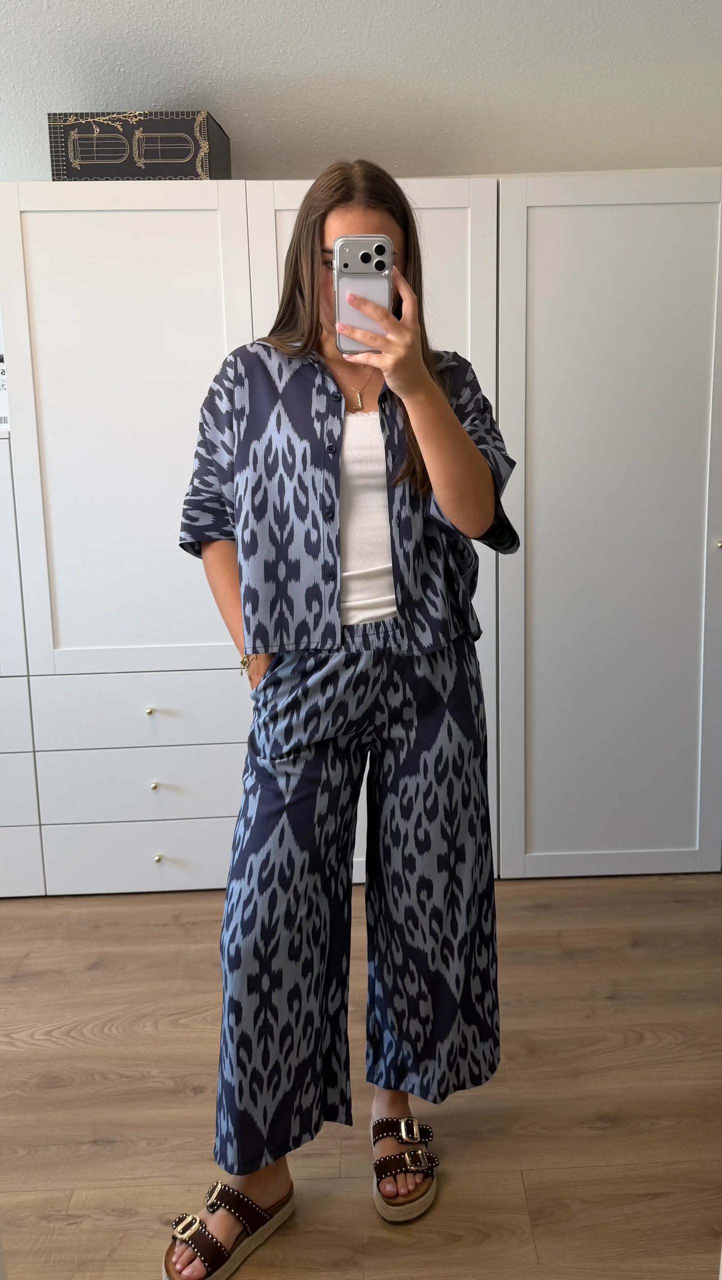 Bluse "Valencia" Navy