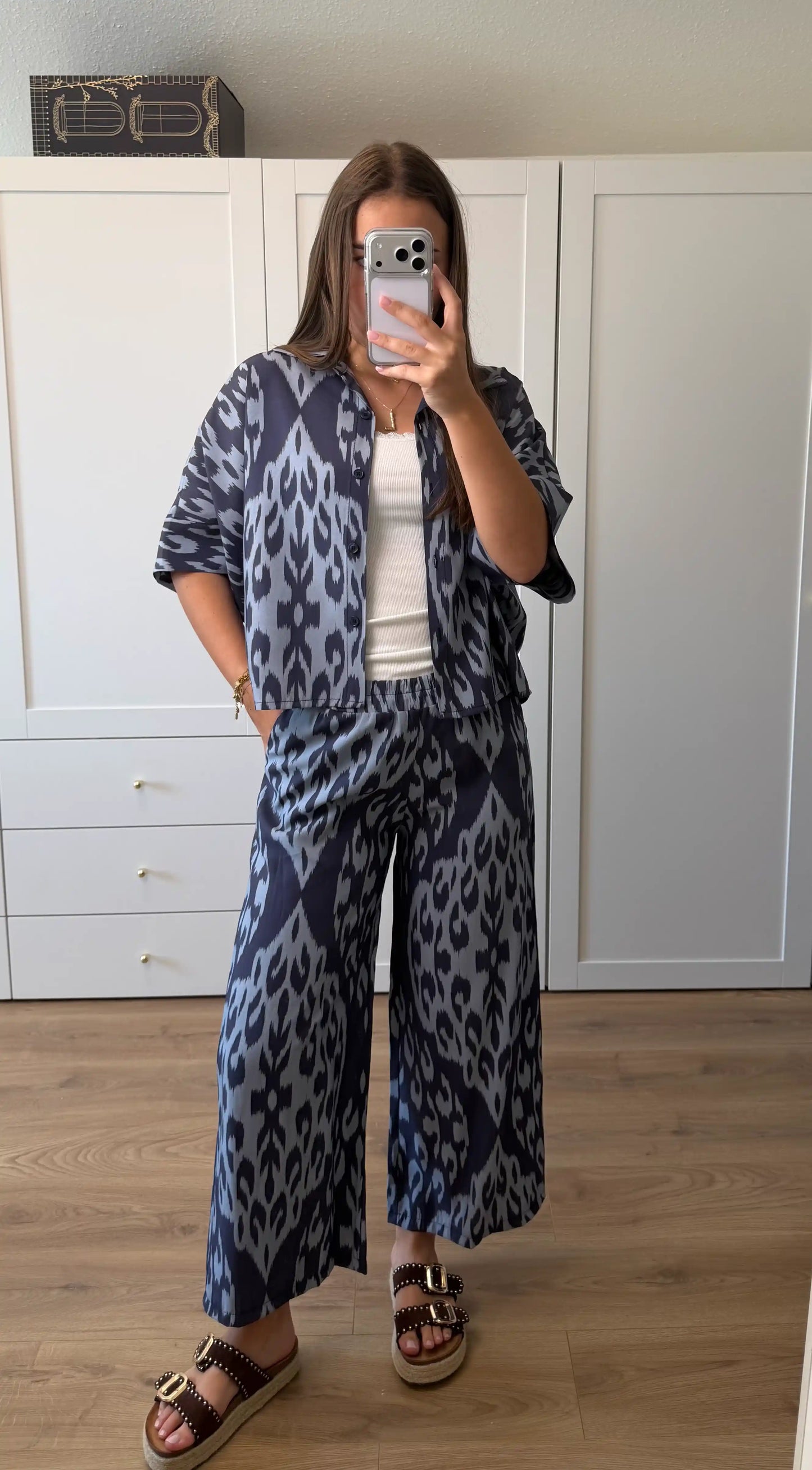 Bluse "Valencia" Navy