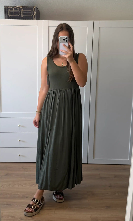Kleid "Everyday" Olivegrün
