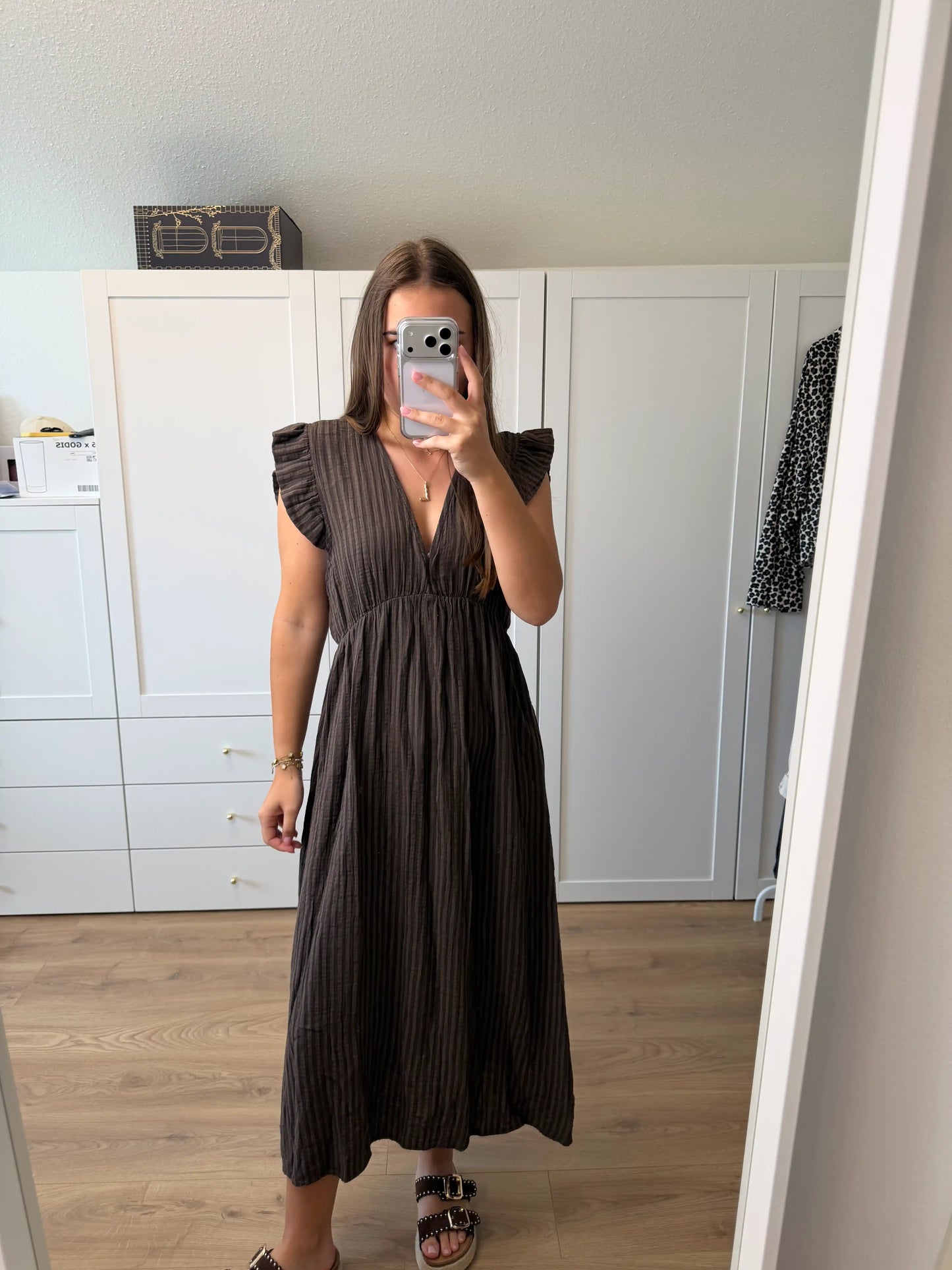 Musselinkleid "Frida" Stripe