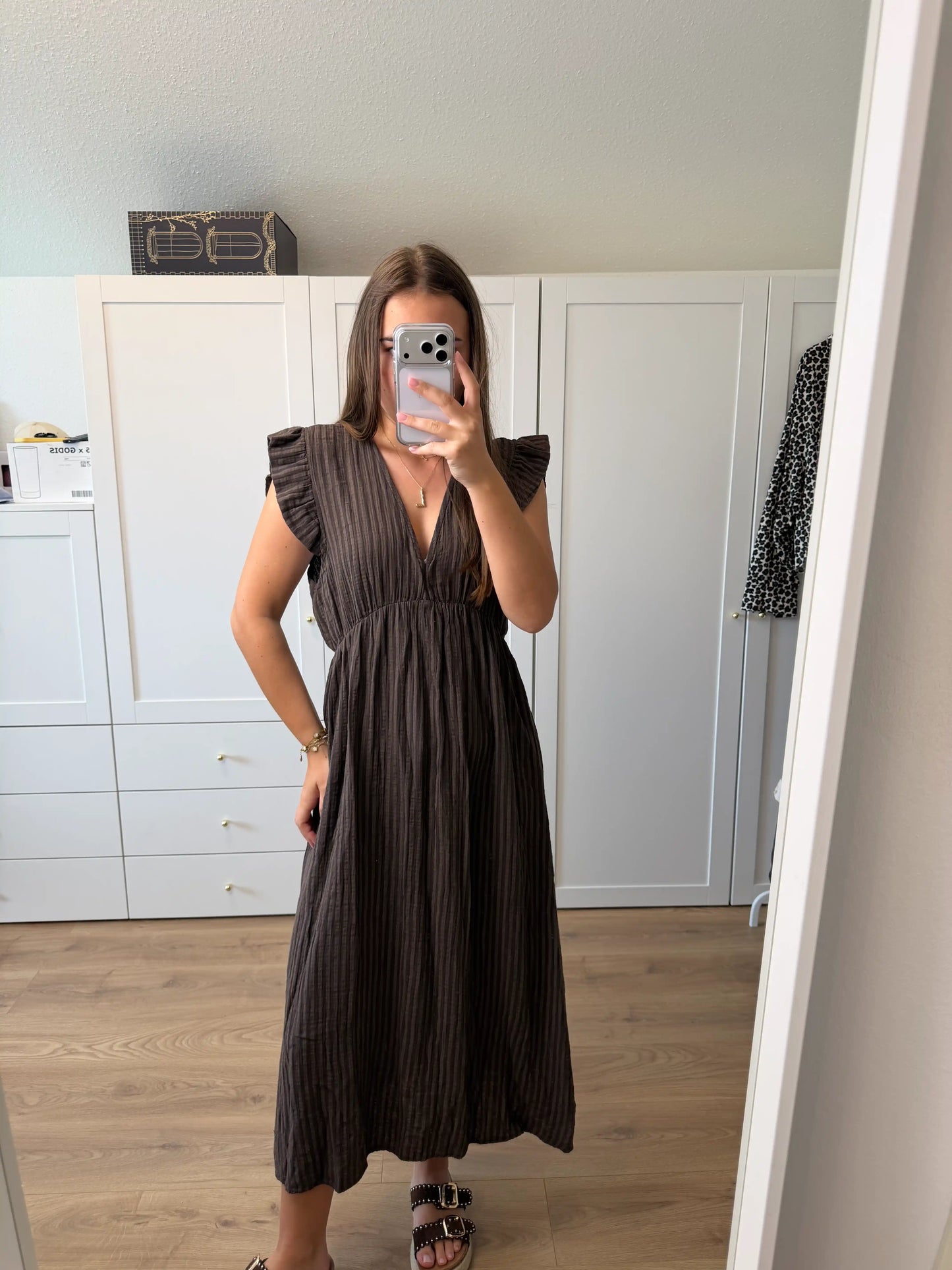 Musselinkleid "Frida" Stripe