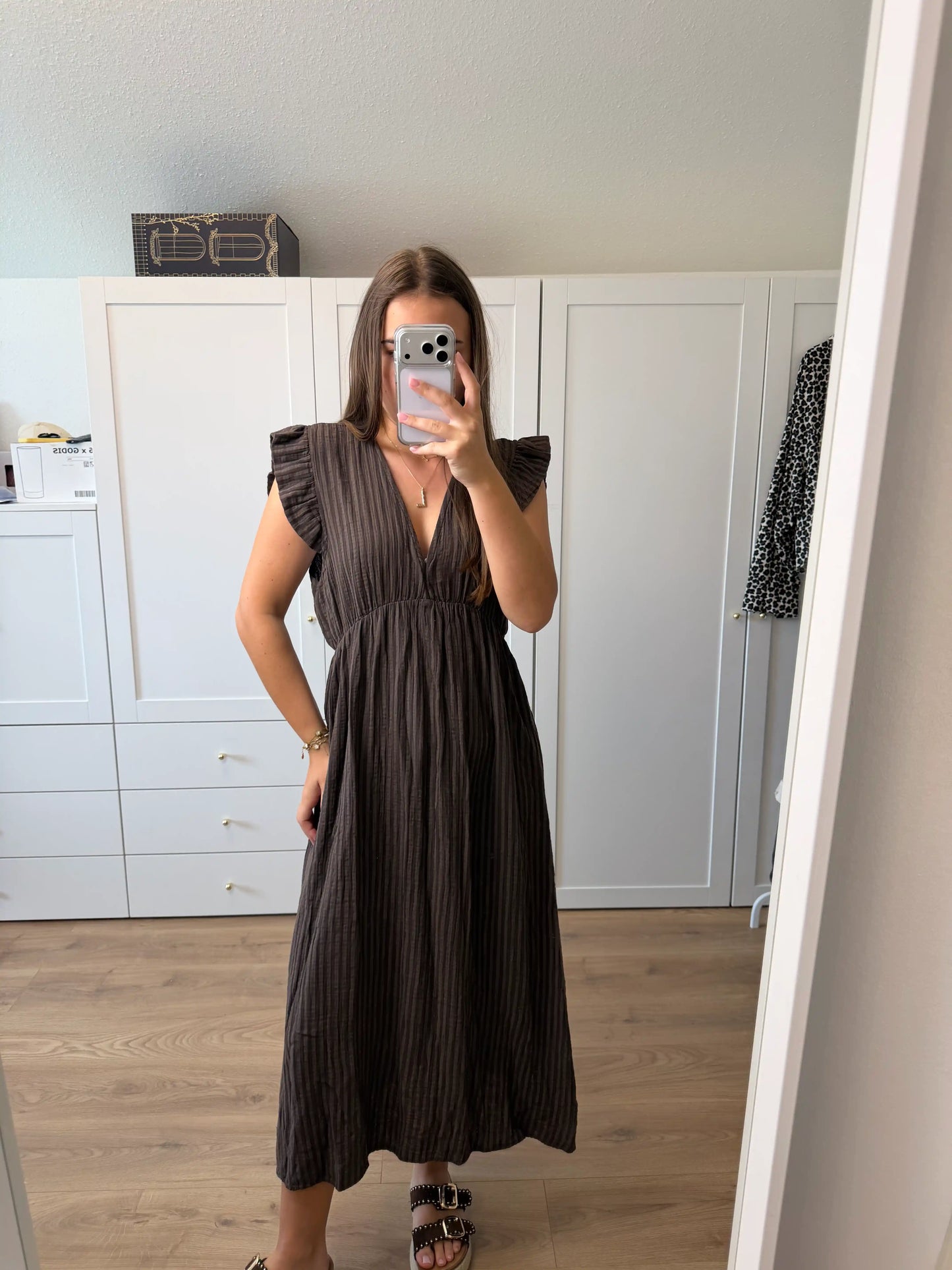 Musselinkleid "Frida" Stripe