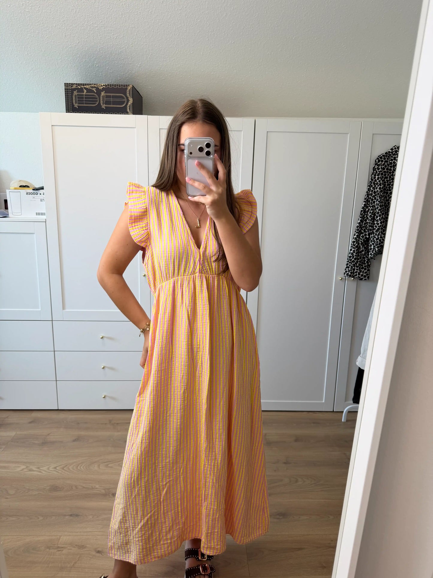 Musselinkleid "Frida" Stripe I