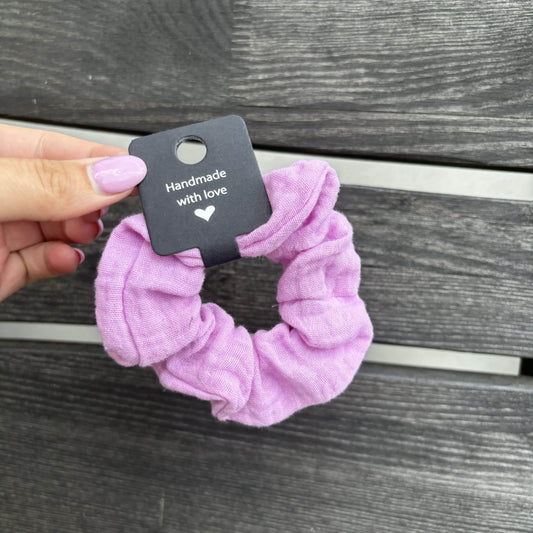 Scrunchie Musselin Rosa