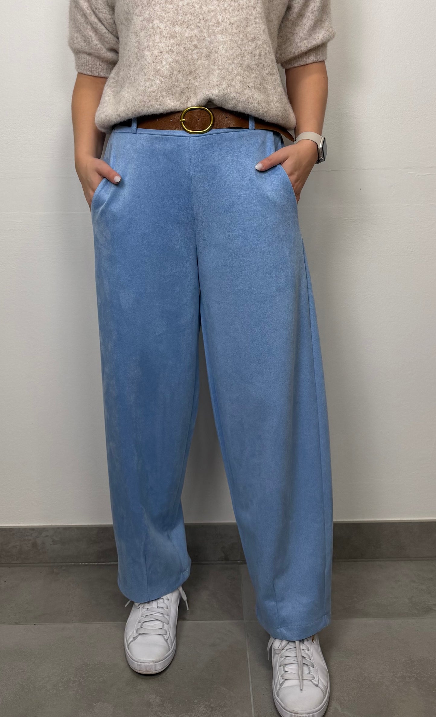 Hose "Baggy" Hellblau