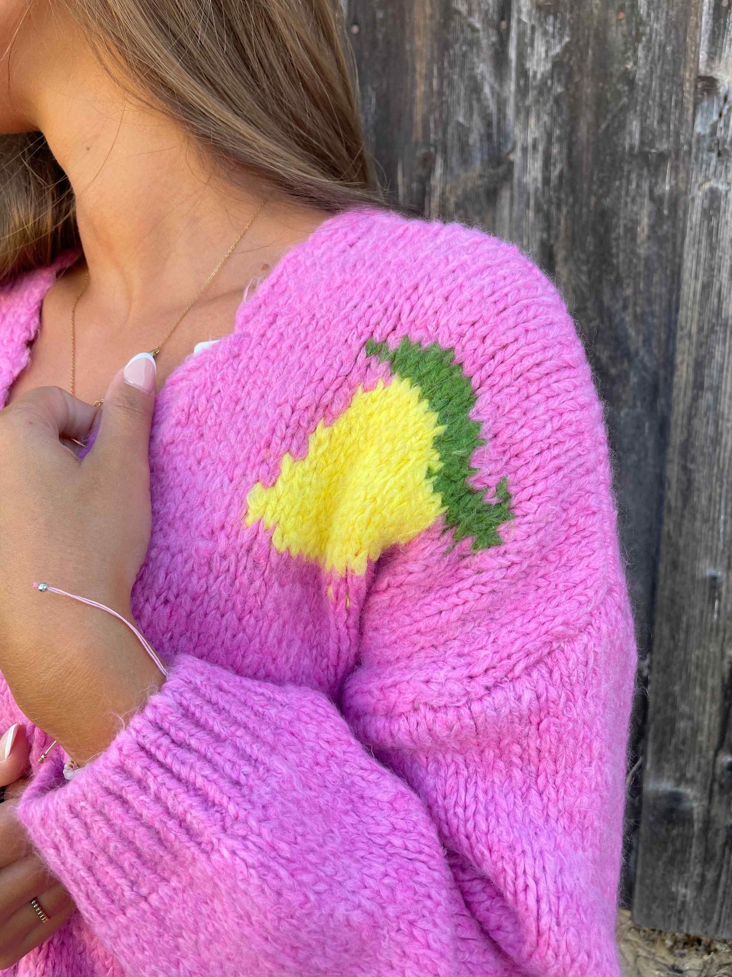 Cardigan "Limoncello" Pink