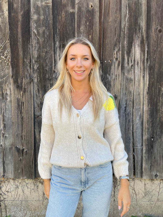 Cardigan "Limoncello" Beige