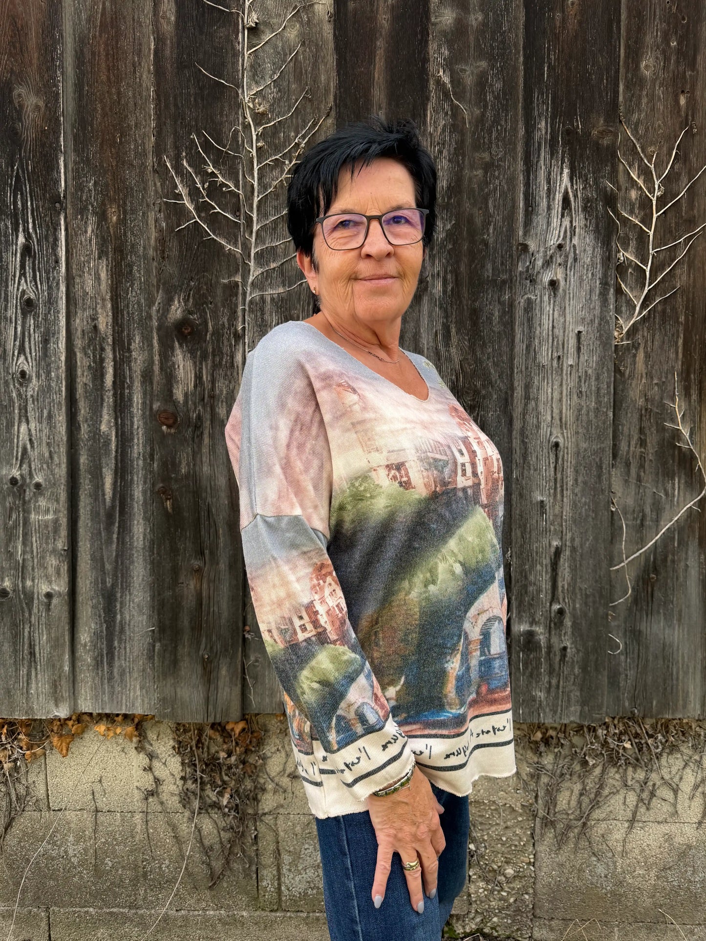 Pullover "Mountaincity" Grau