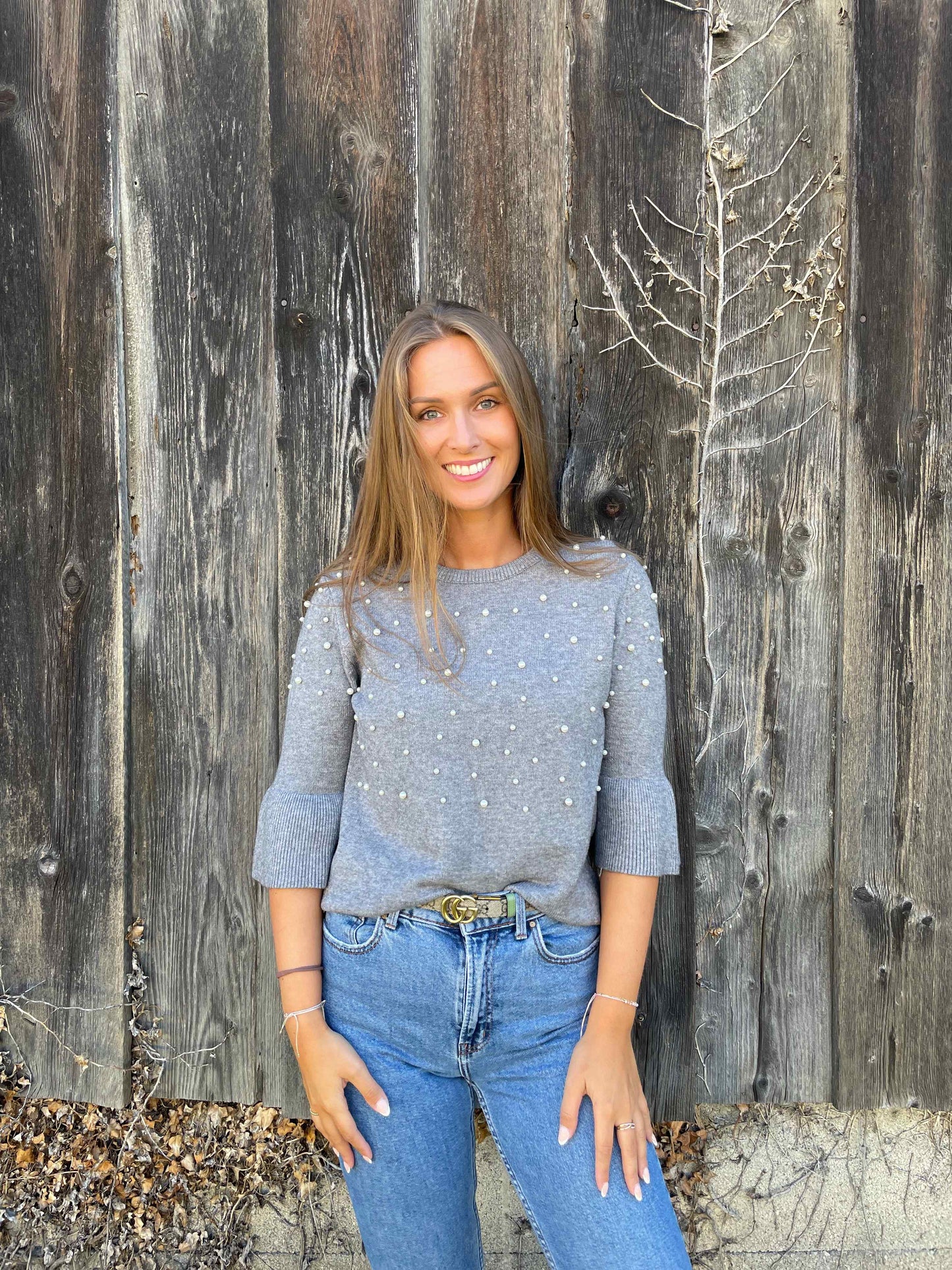 Pullover "Pearly" Grau