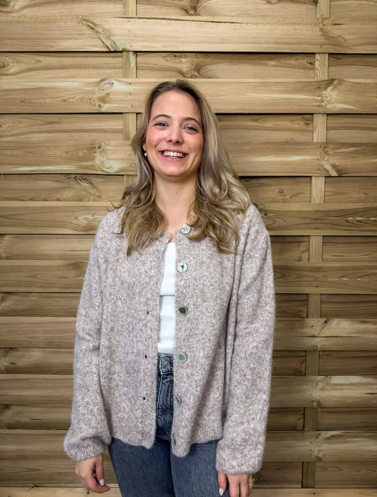 Cardigan "Cozy" Taupe