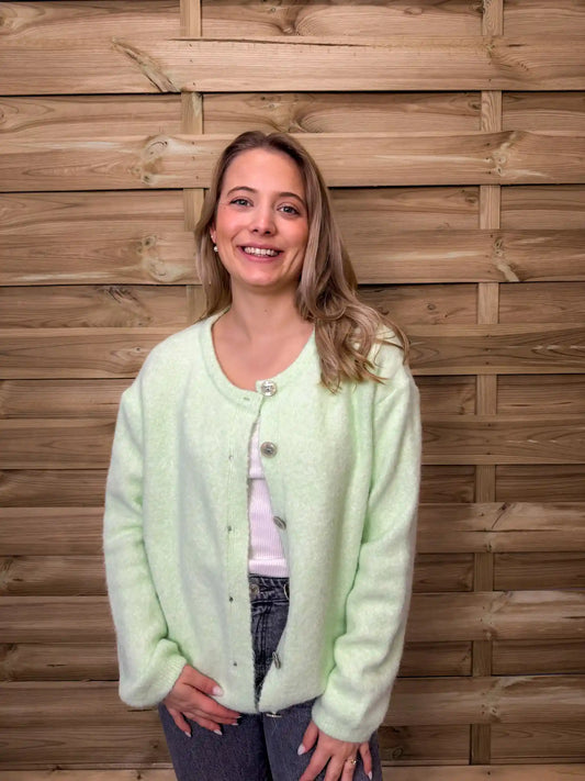 Cardigan "Cozy" Mint