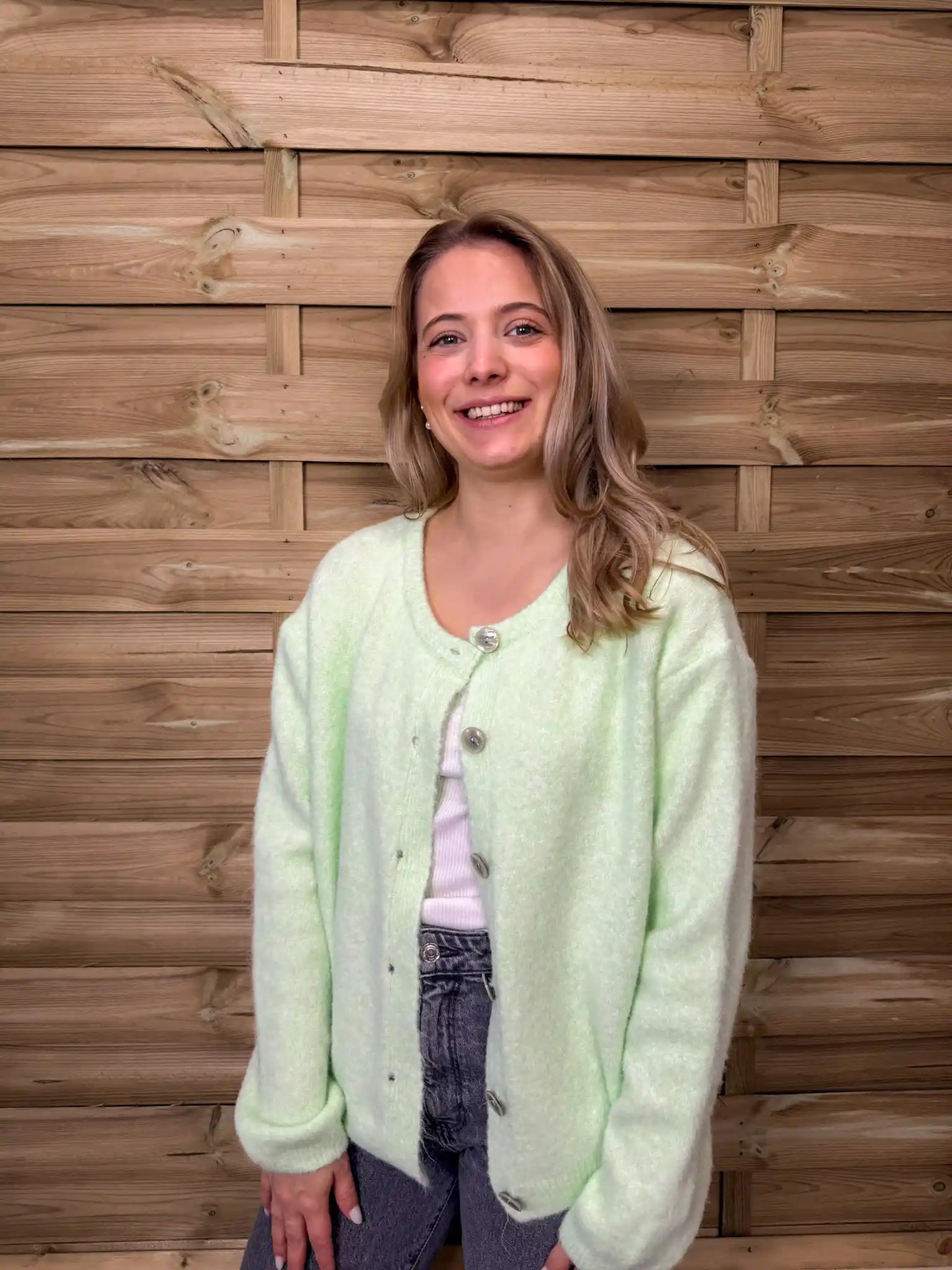 Cardigan "Cozy" Mint