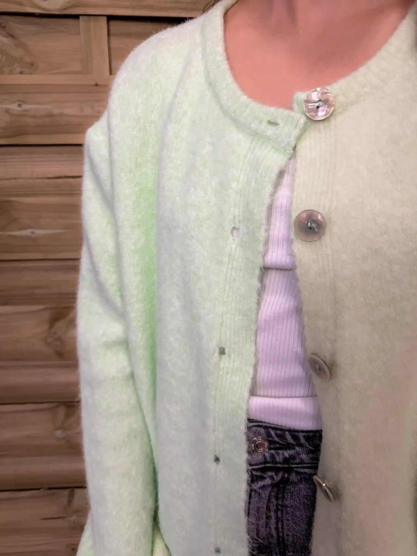 Cardigan "Cozy" Mint