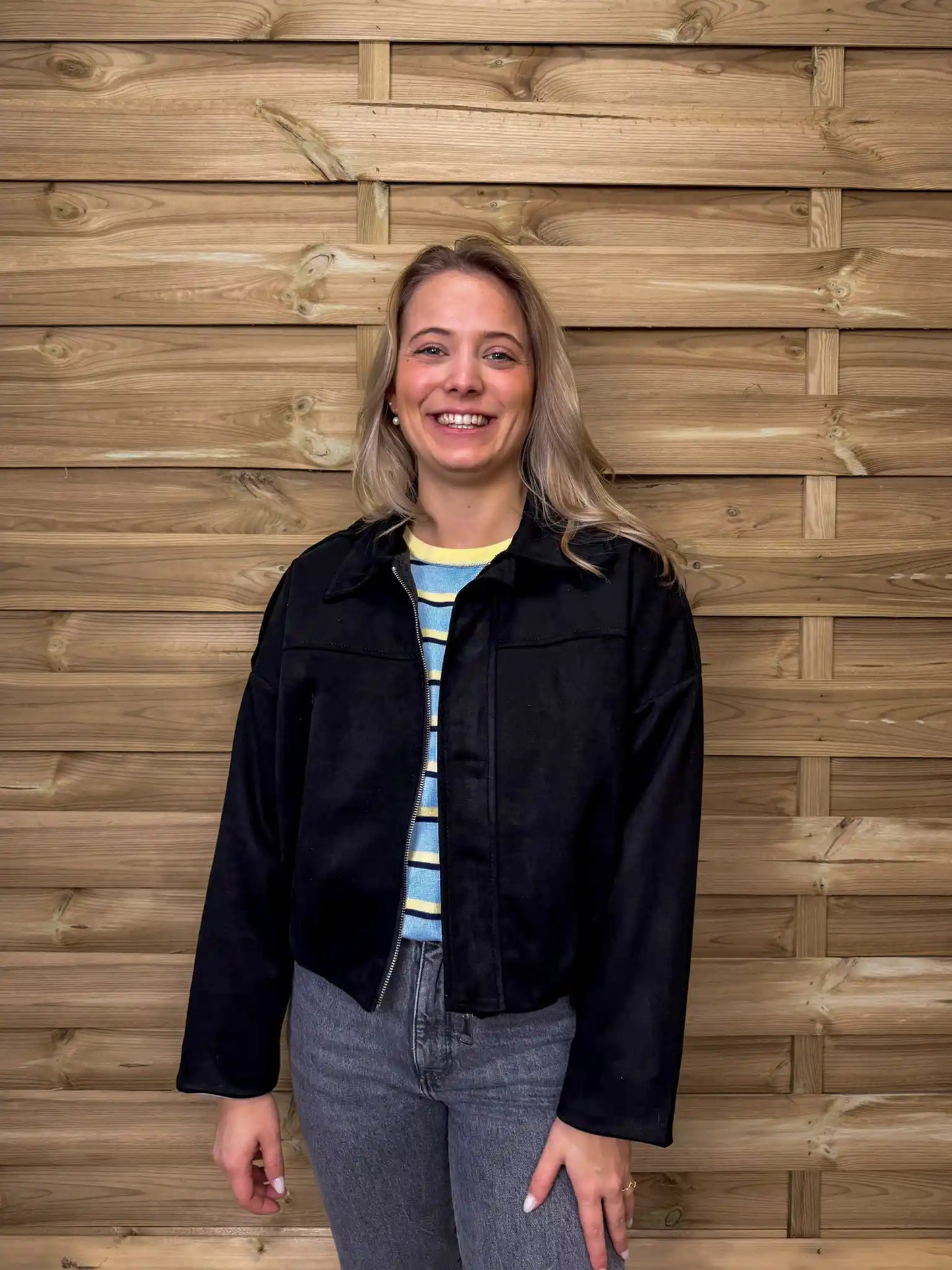 Bomberjacke "Cloud" Schwarz