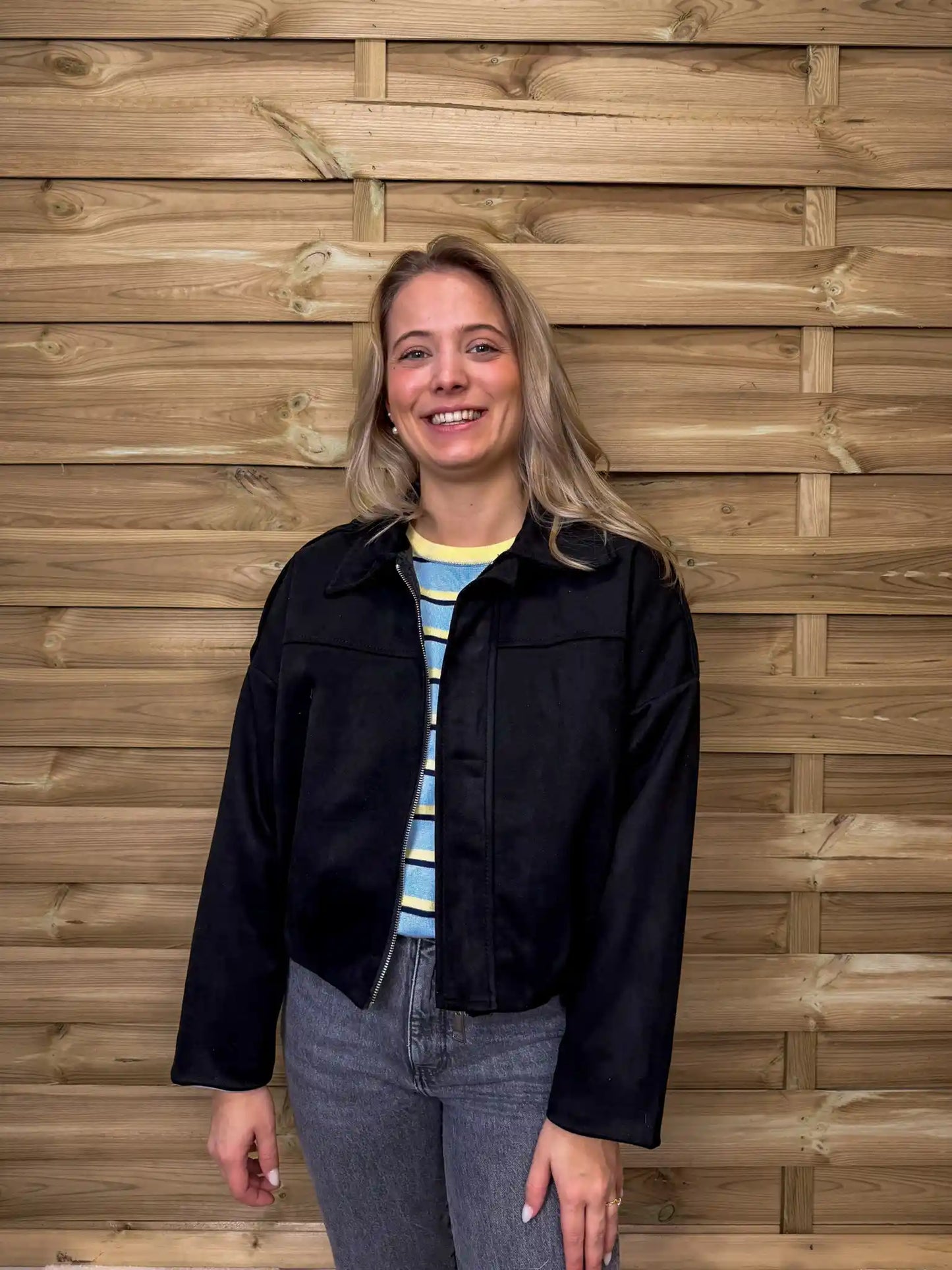 Bomberjacke "Cloud" Schwarz