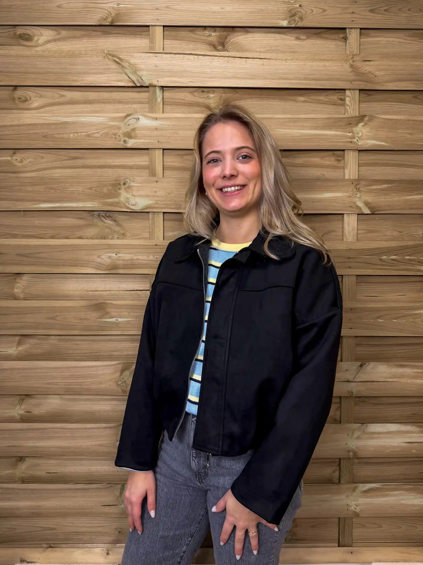 Bomberjacke "Cloud" Schwarz