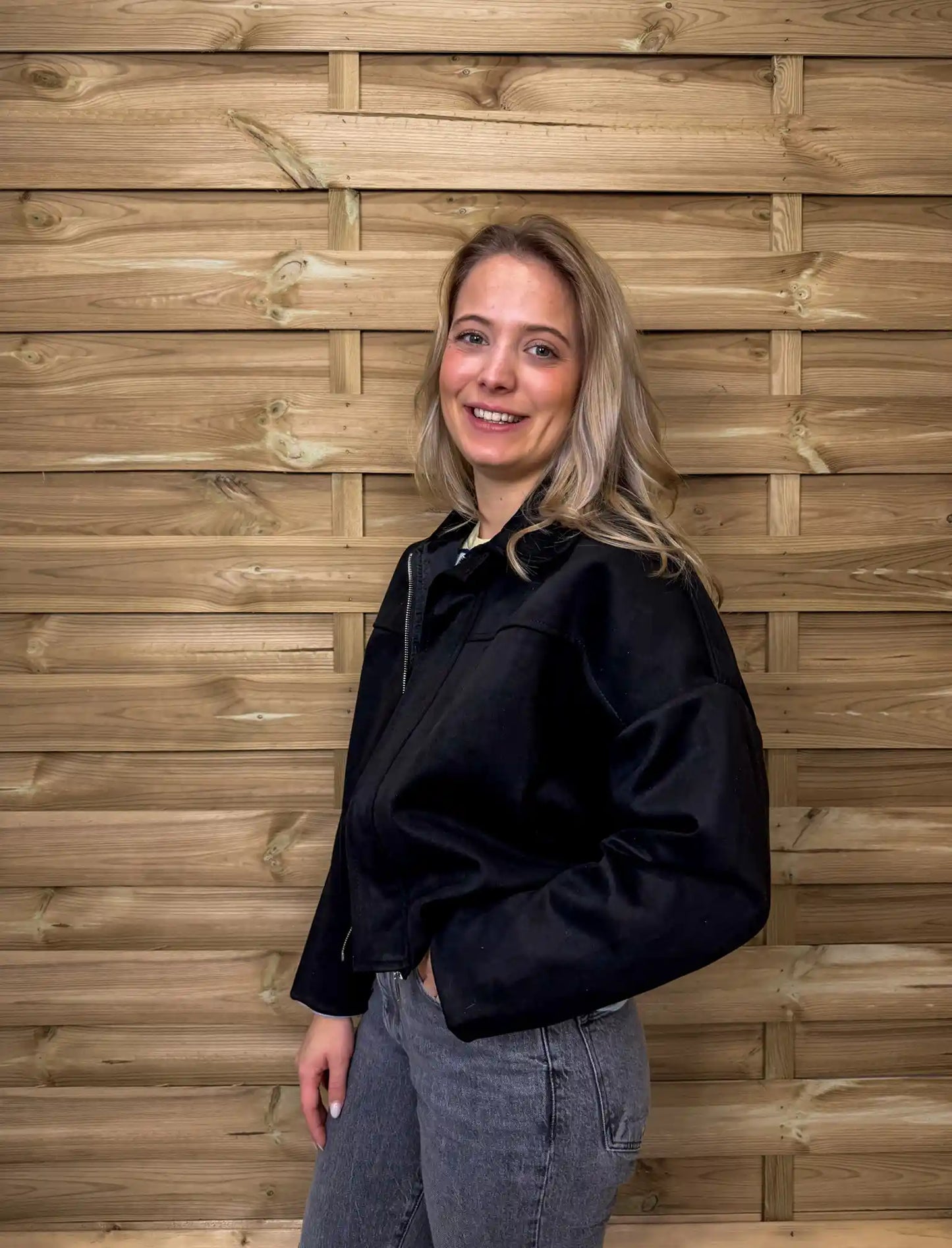 Bomberjacke "Cloud" Schwarz