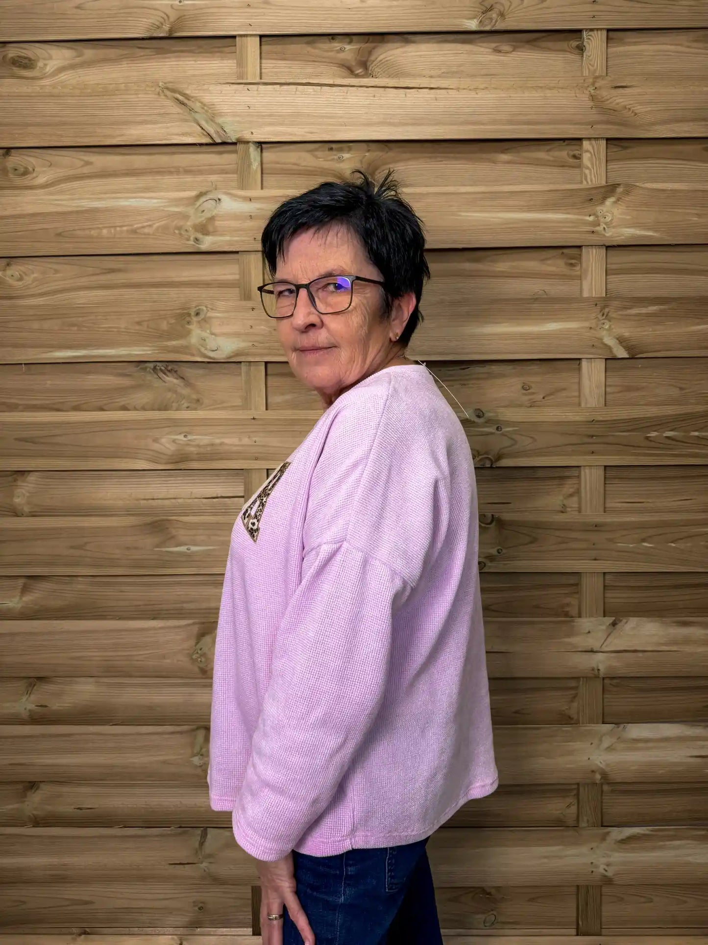 Pullover "Amour" Rosa