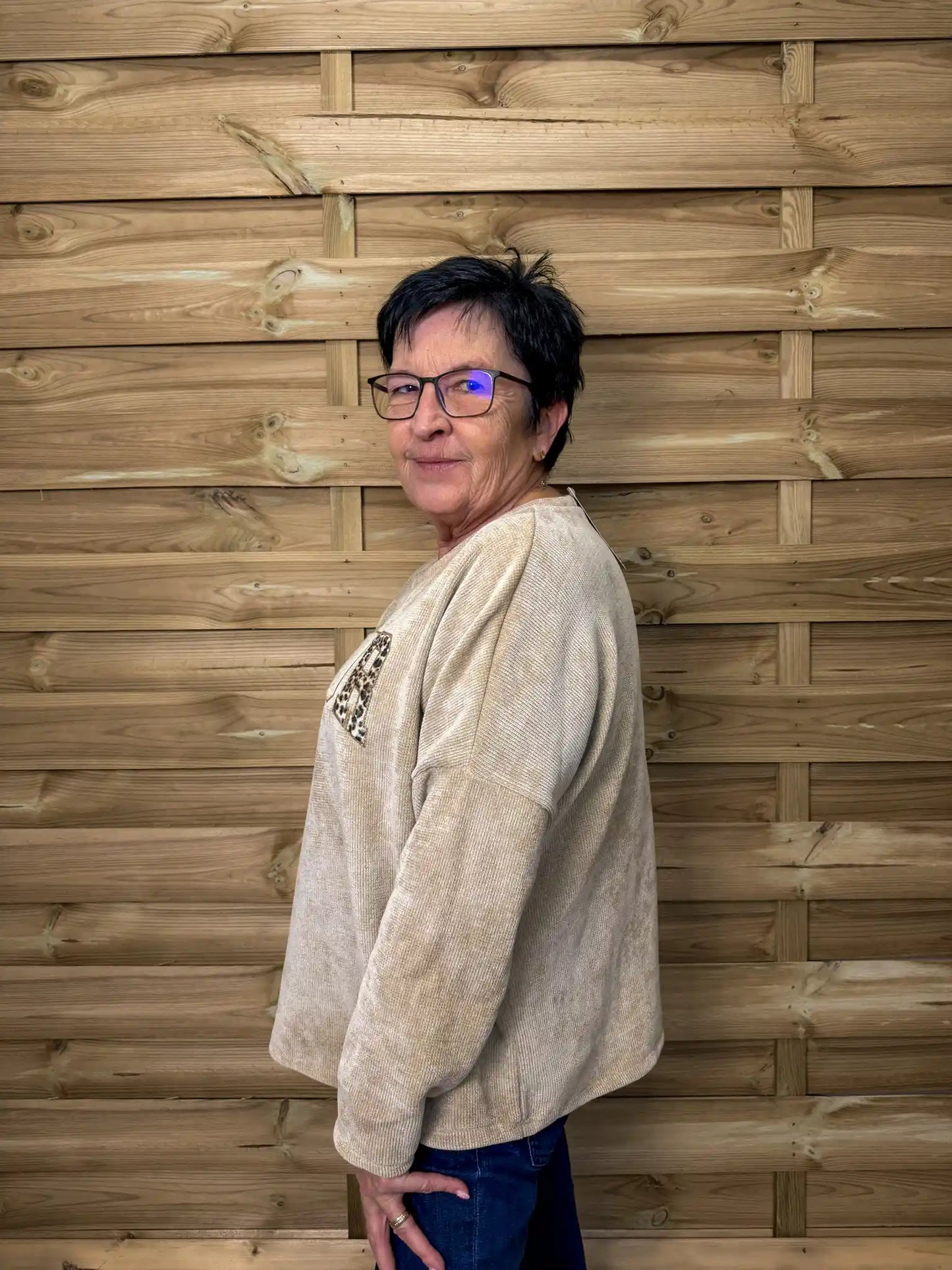 Pullover "Amour" Taupe