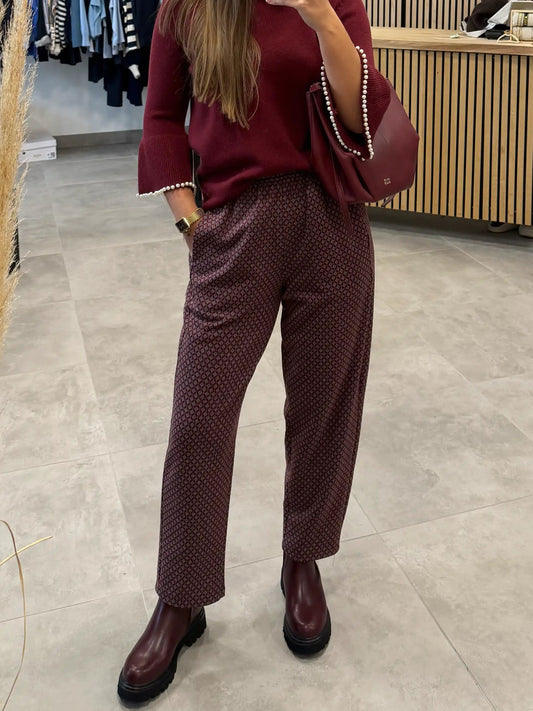 Hose "Geoautumn" Grau