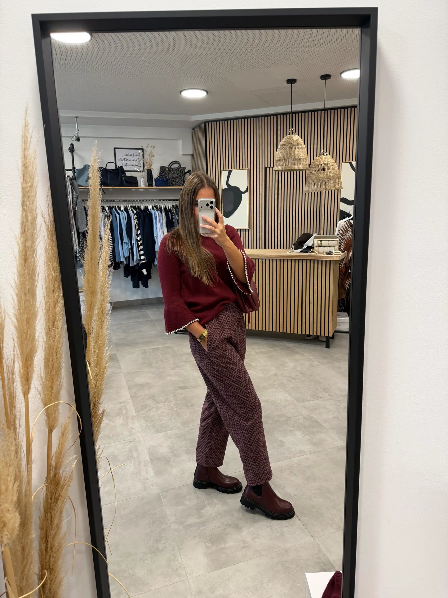 Hose "Geoautumn" Grau