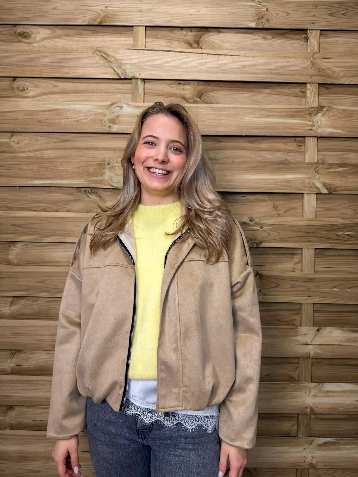 Bomberjacke "Cloud" Braun