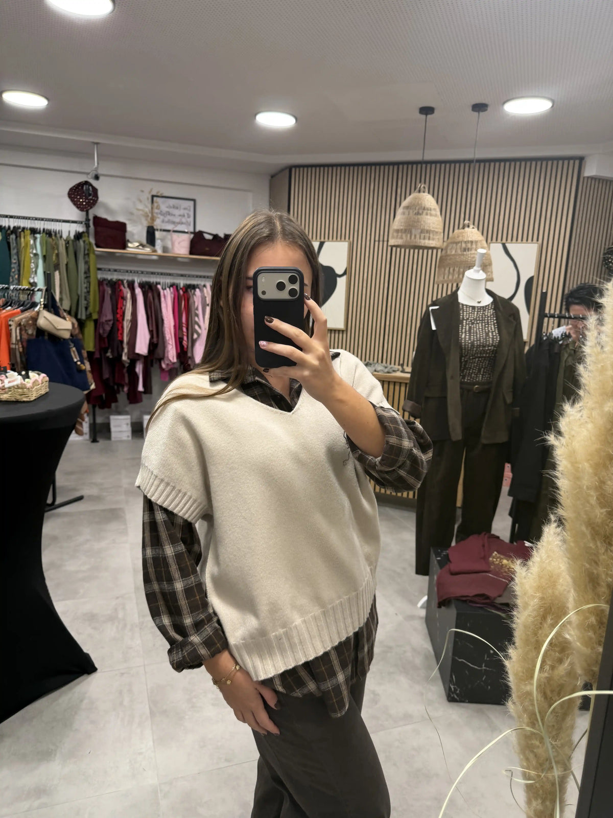 Pullunder Beige