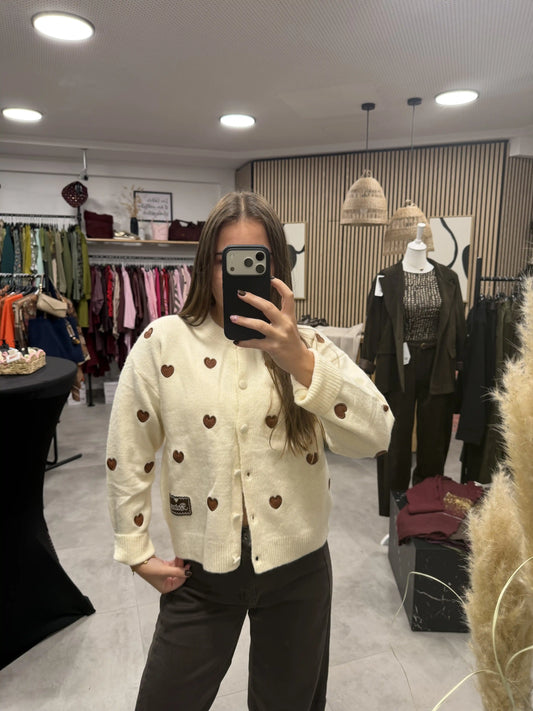 Strickweste "Kunstherz"
