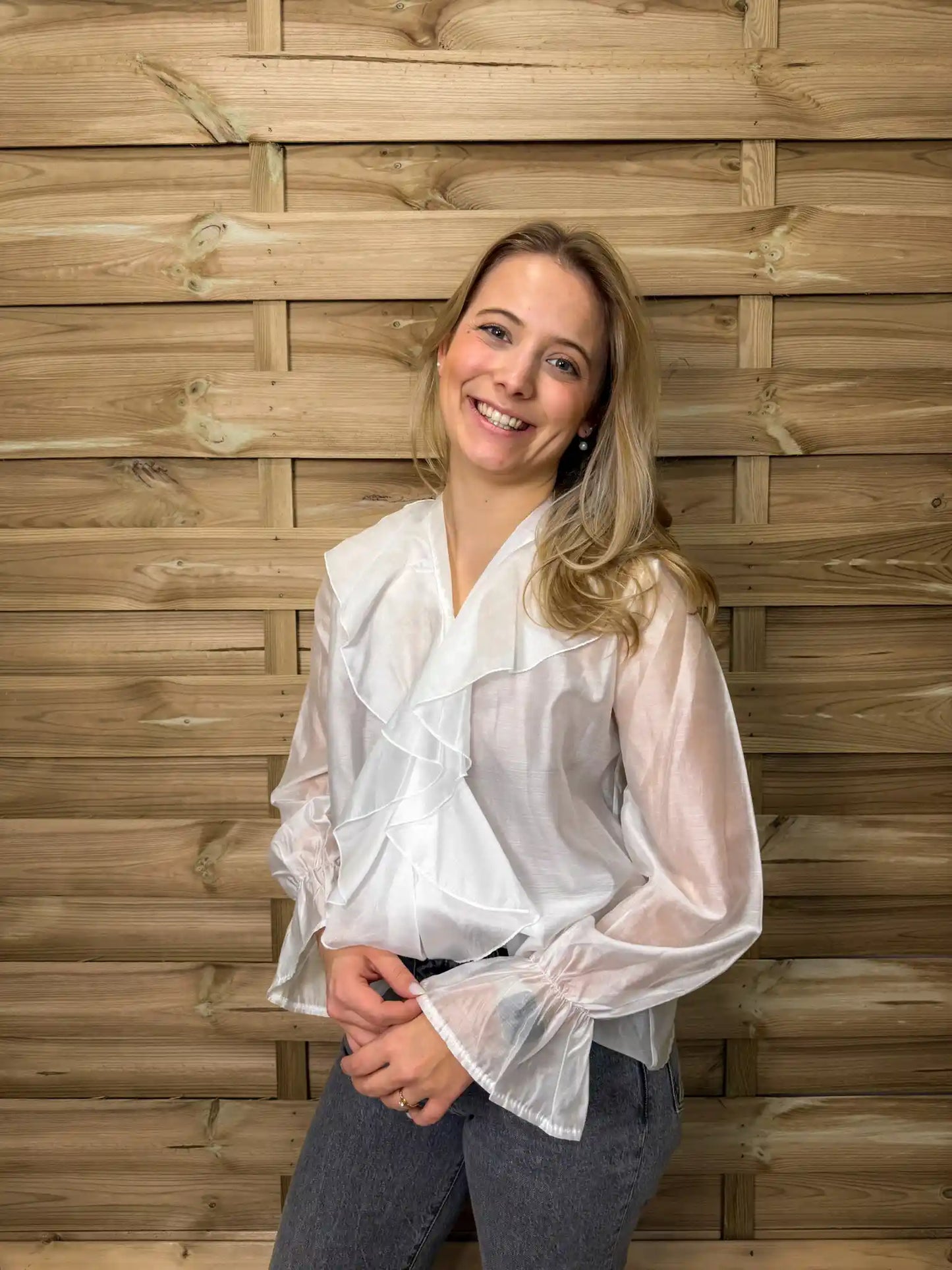 Bluse "Rosalie" Weiß