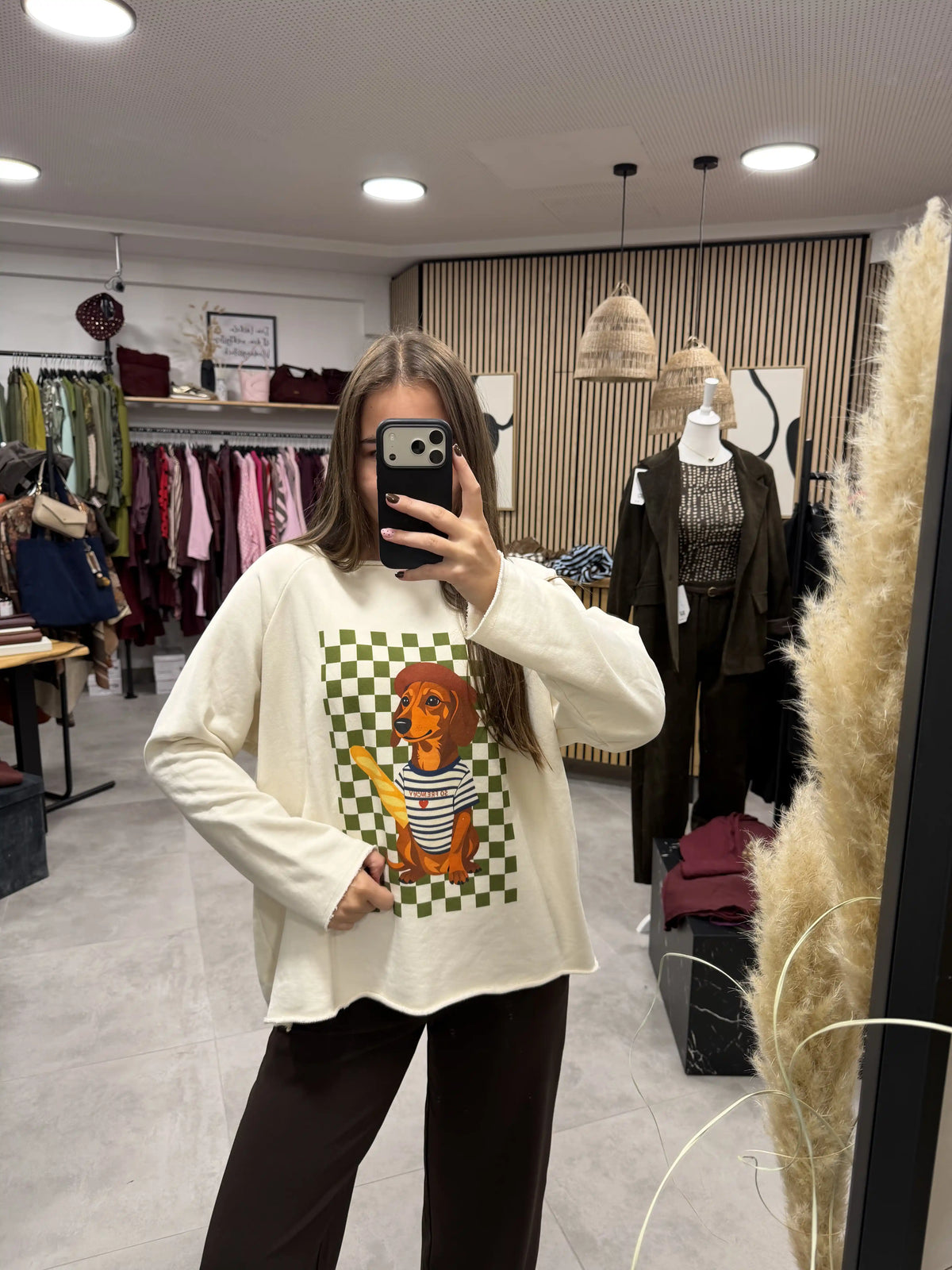 Baumwollpullover "Dackel Mood" III