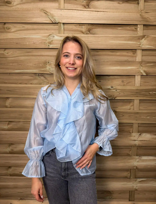 Bluse "Rosalie" Hellblau