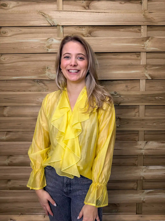 Bluse "Rosalie" Gelb