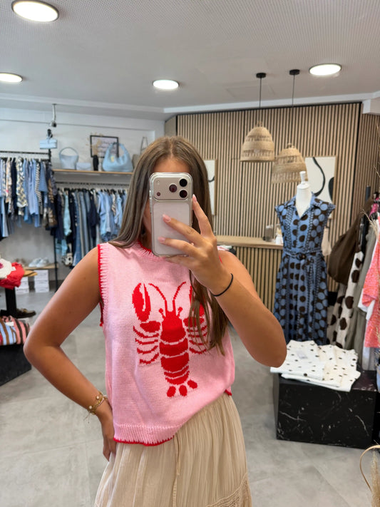 Pullunder "Lobster" Rosa