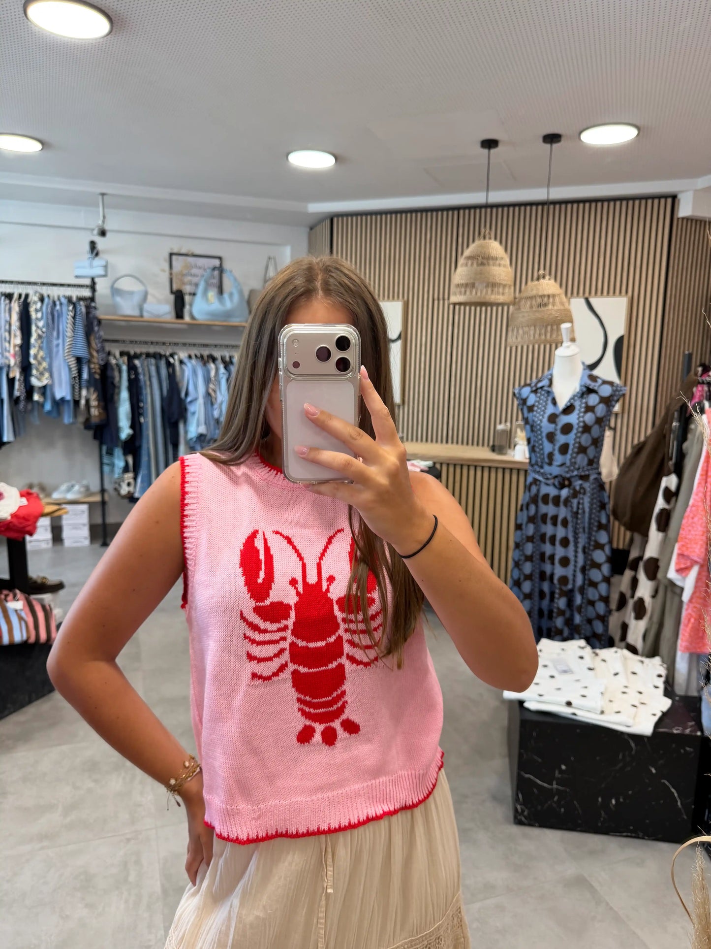 Pullunder "Lobster" Rosa