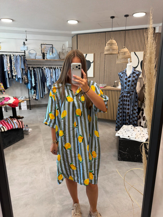 Hemdblusenkleid "Mixedprint" I