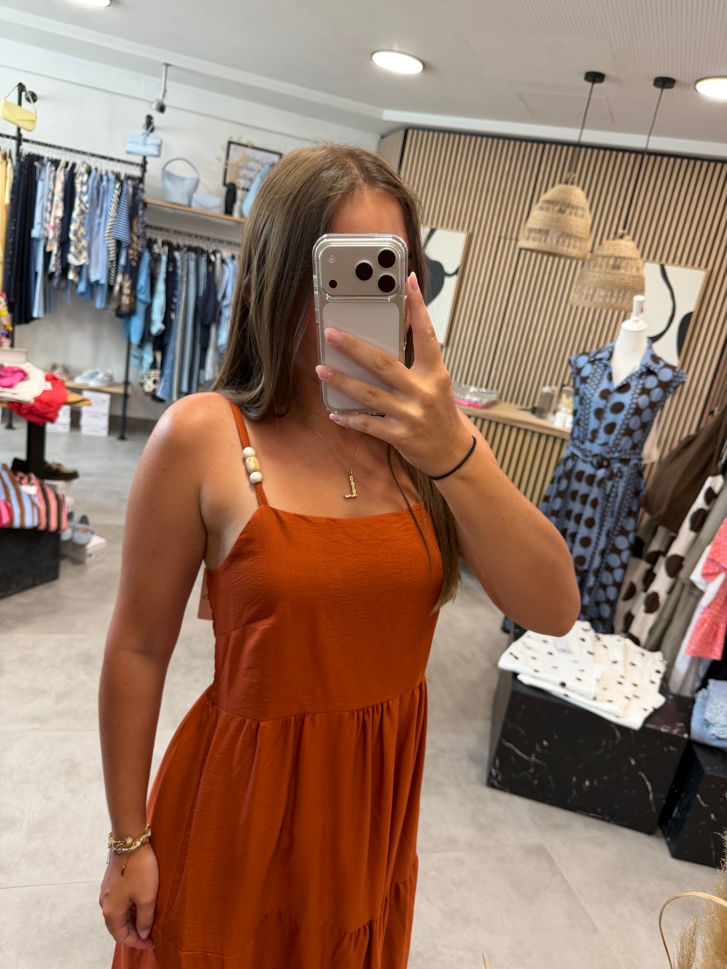Kleid "Tierra" Terracotta