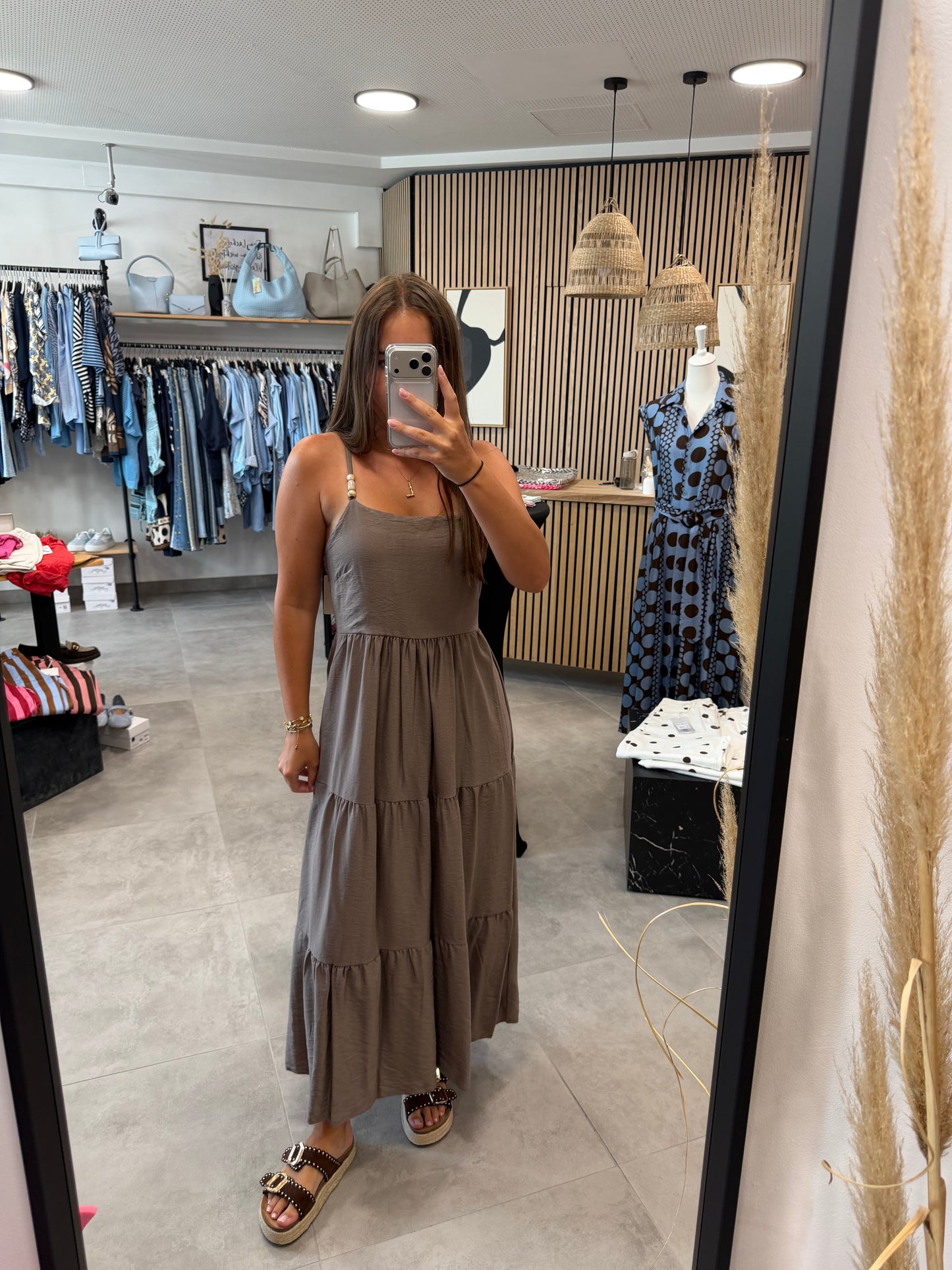 Kleid "Tierra" Mocca