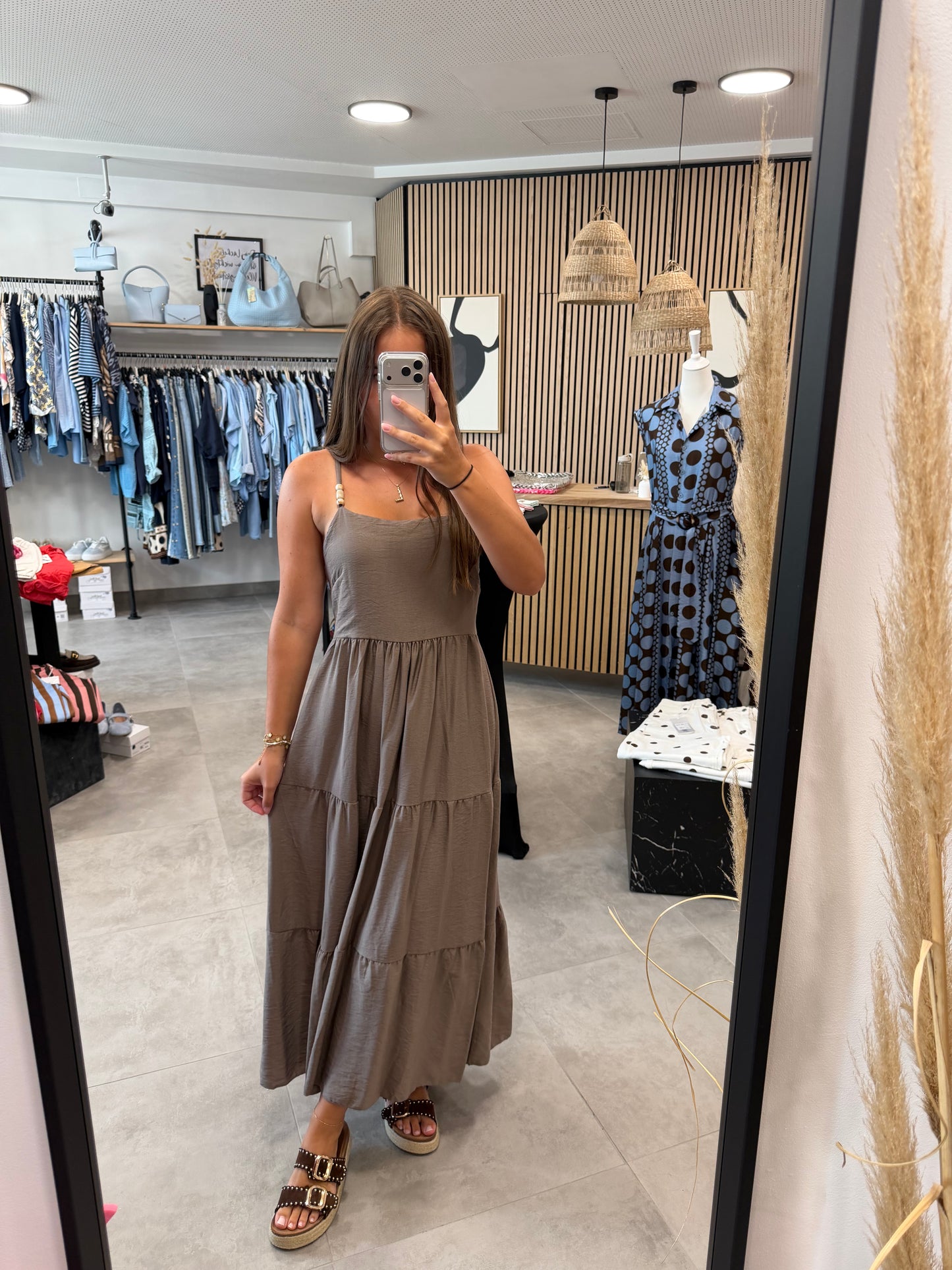 Kleid "Tierra" Mocca
