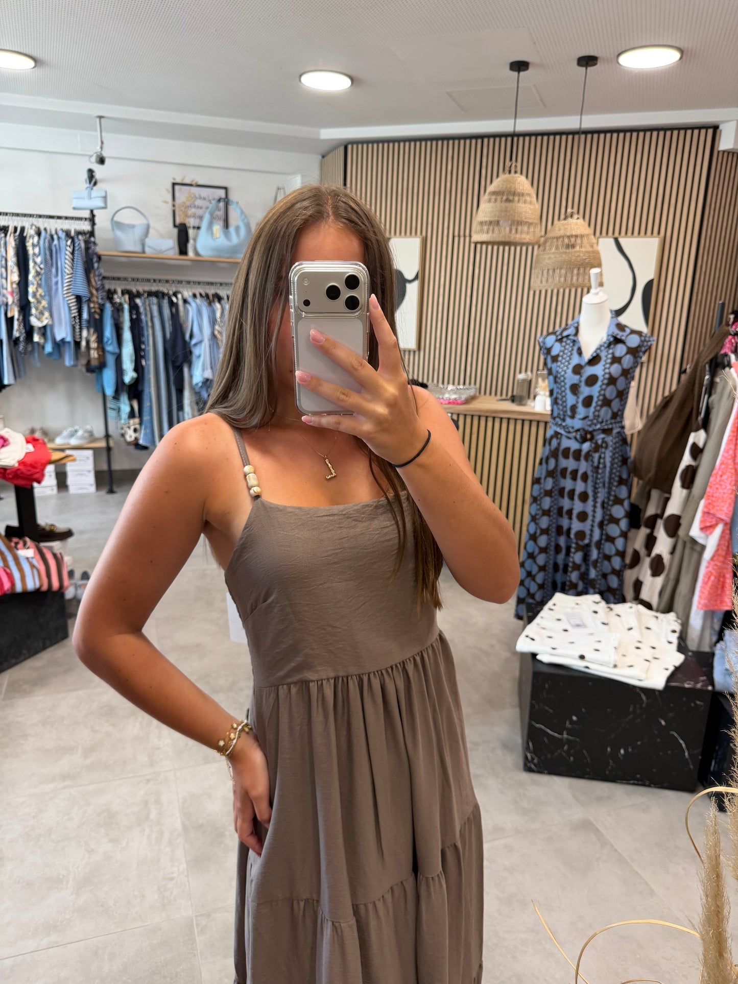 Kleid "Tierra" Mocca