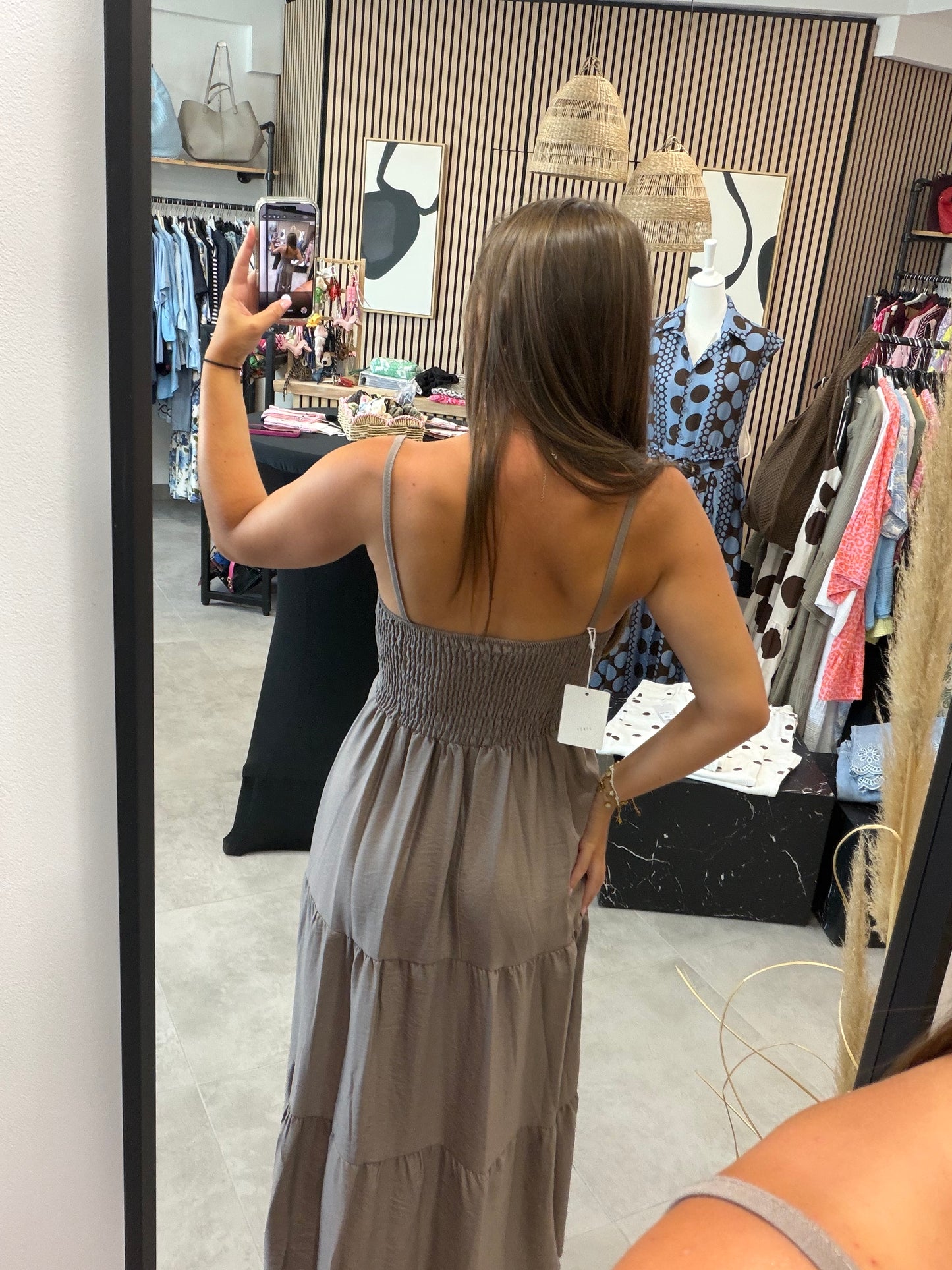 Kleid "Tierra" Mocca