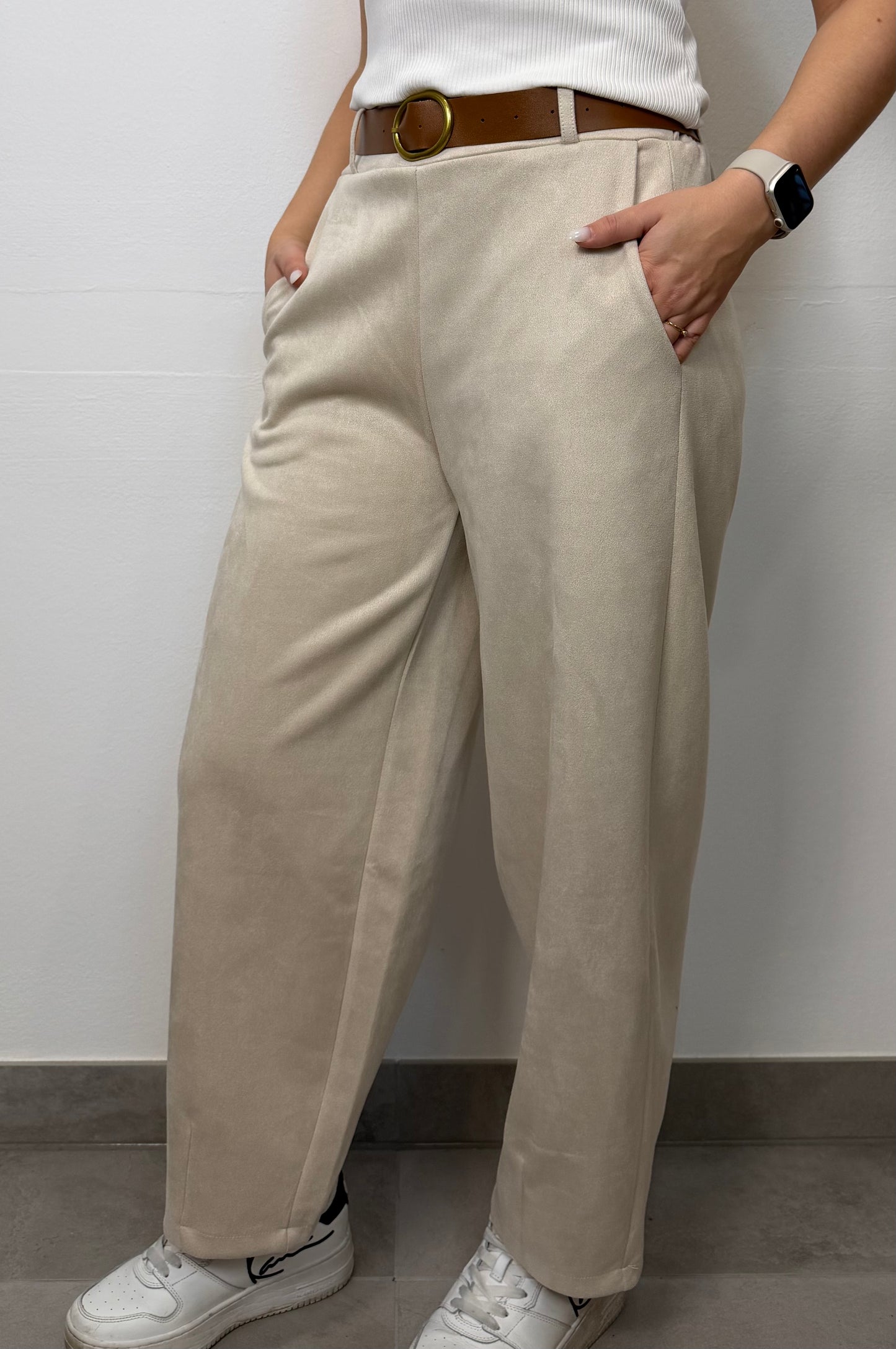 Hose "Baggy" Beige